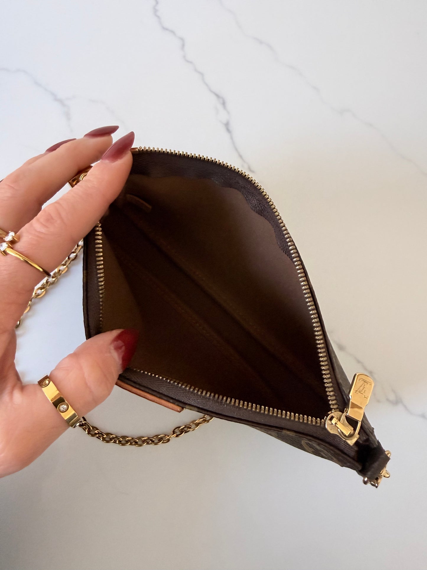 Louis Vuitton Multi Pochette Accessoires Ballerine Pink