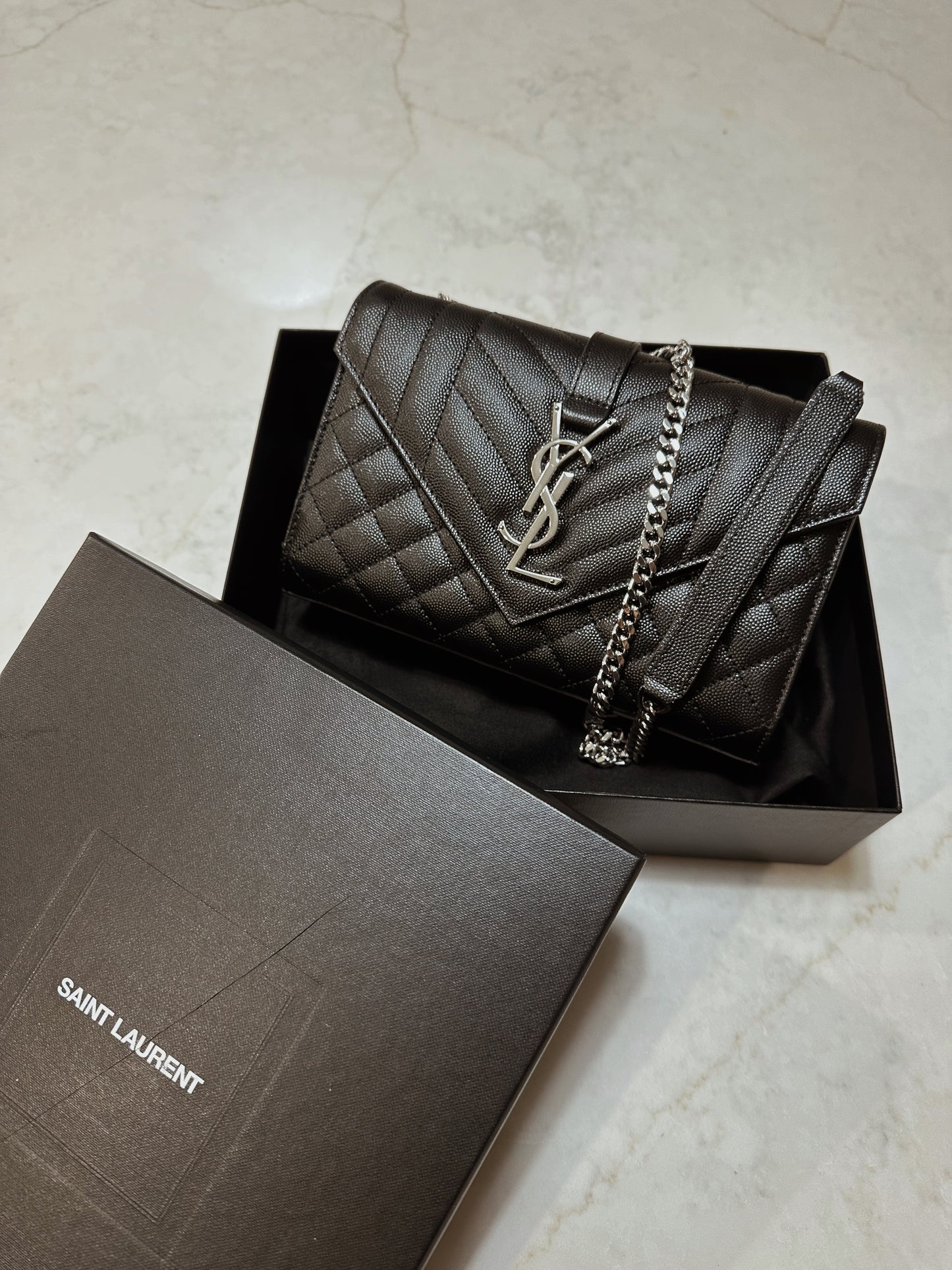 YSL Envelope Small Quilted