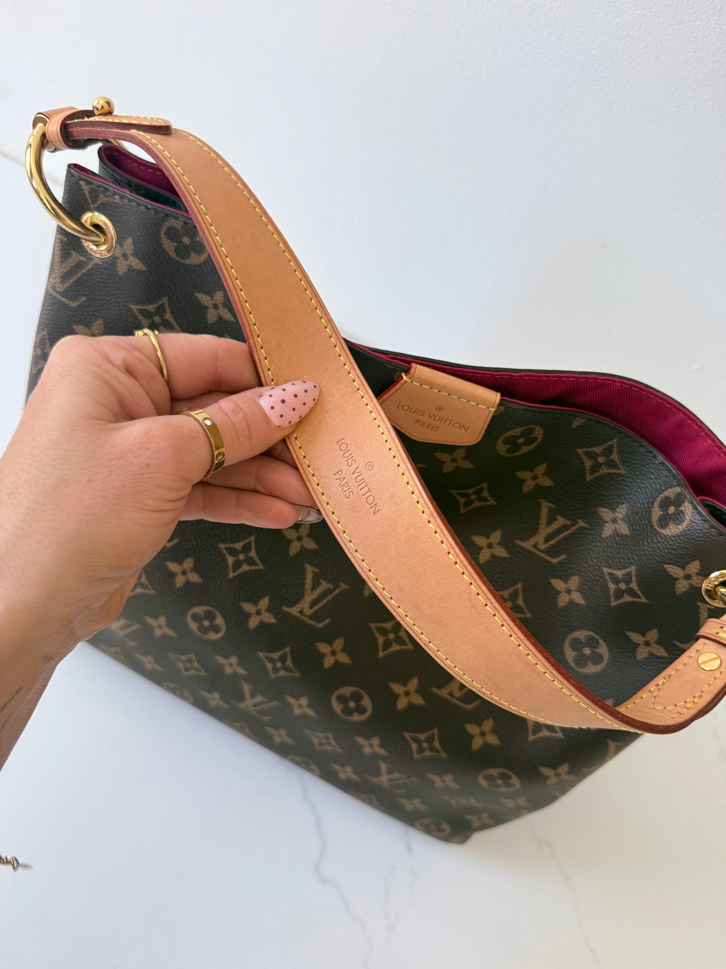 Louis Vuitton Monogram Graceful PM Pivoine