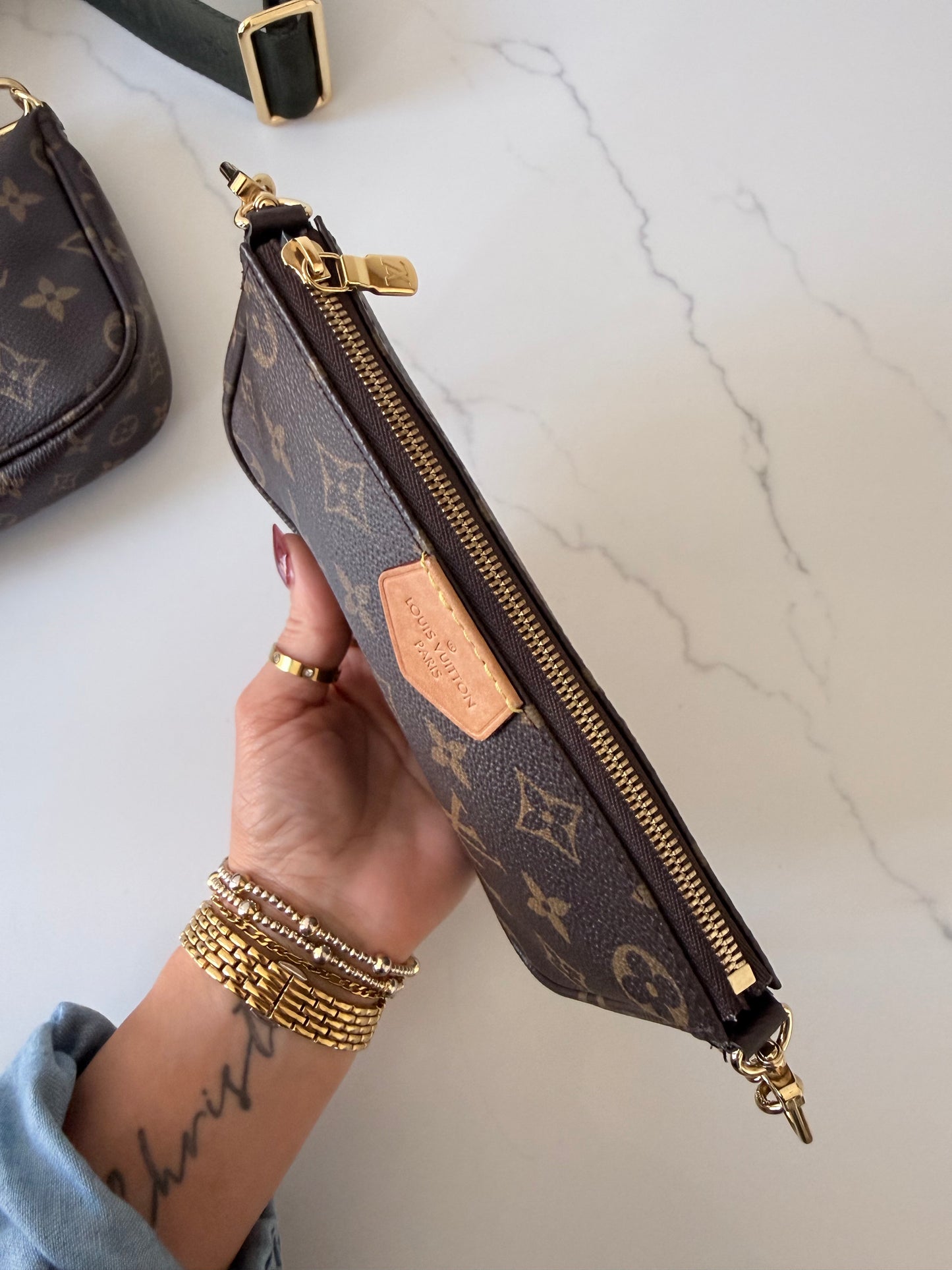 Louis Vuitton Multi Pochette Accessoires Kaki