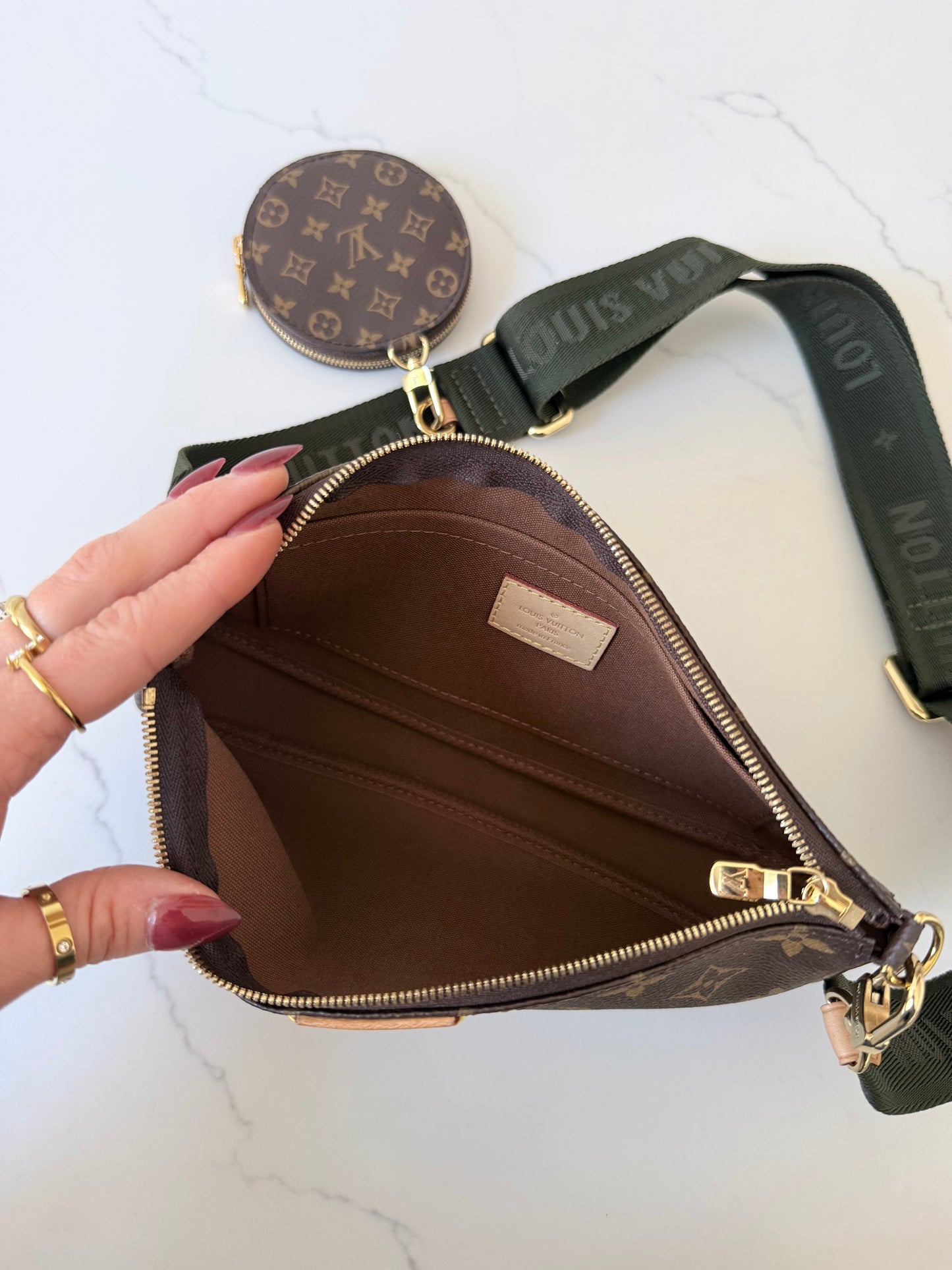 Louis Vuitton Multi Pochette Accessoires Kaki