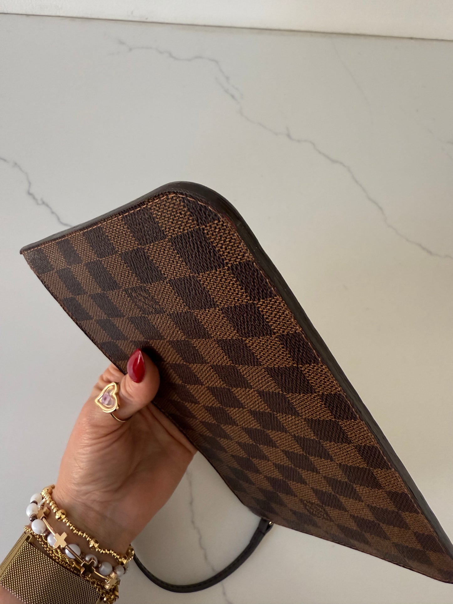 Louis Vuitton Damier Ebene Wristlet
