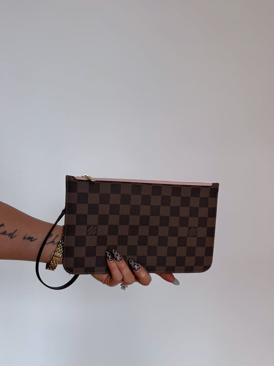 Louis Vuitton Wristlet Damier Ebene Ballerine