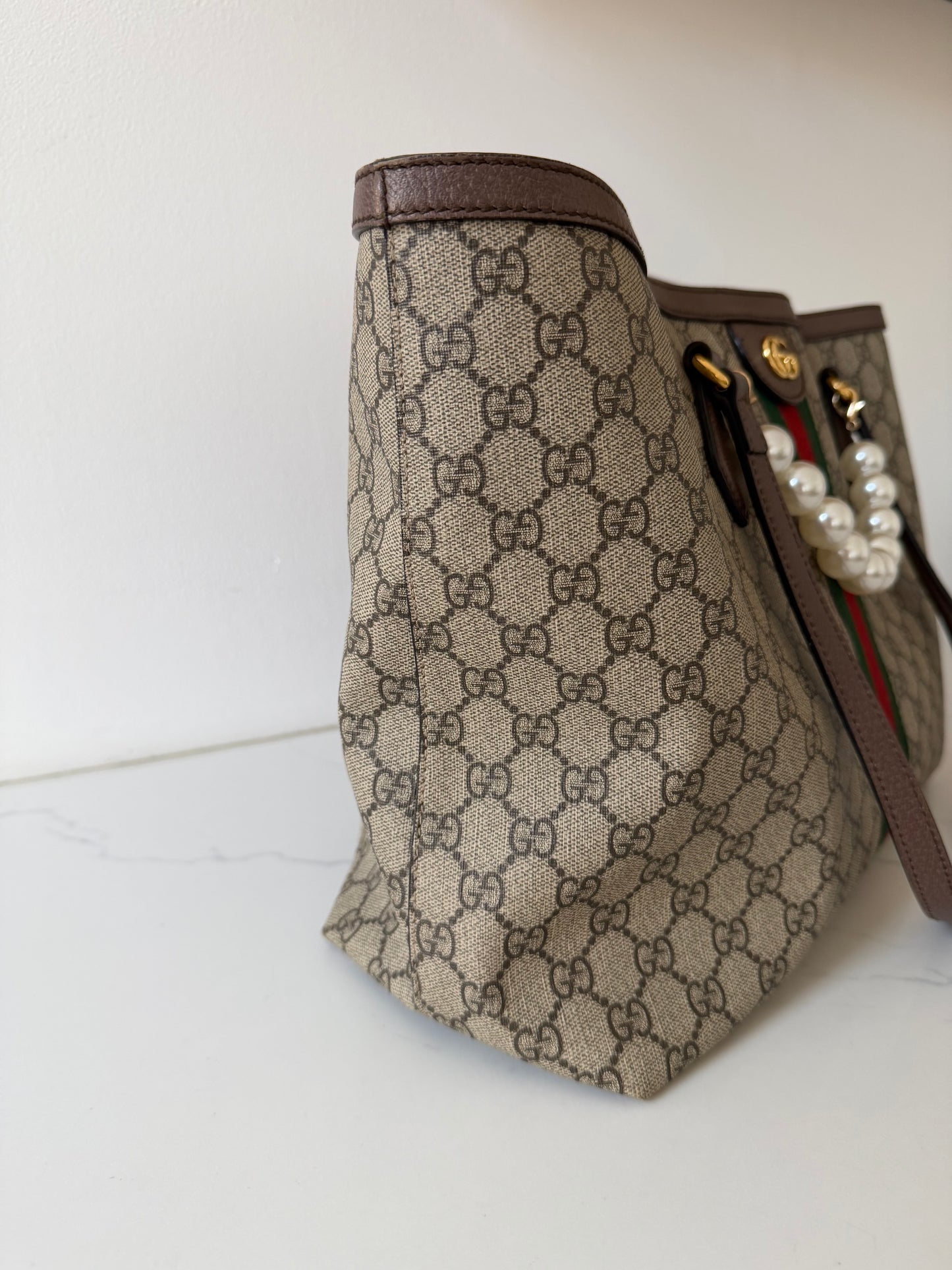 Gucci Ophidia GG Supreme Medium Canvas Tote