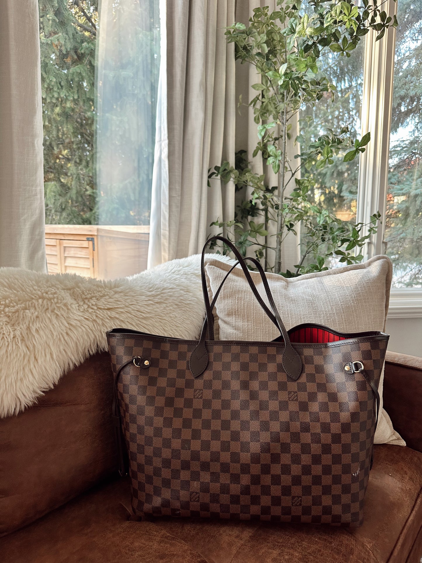 Louis Vuitton Neverfull Damier Ebene