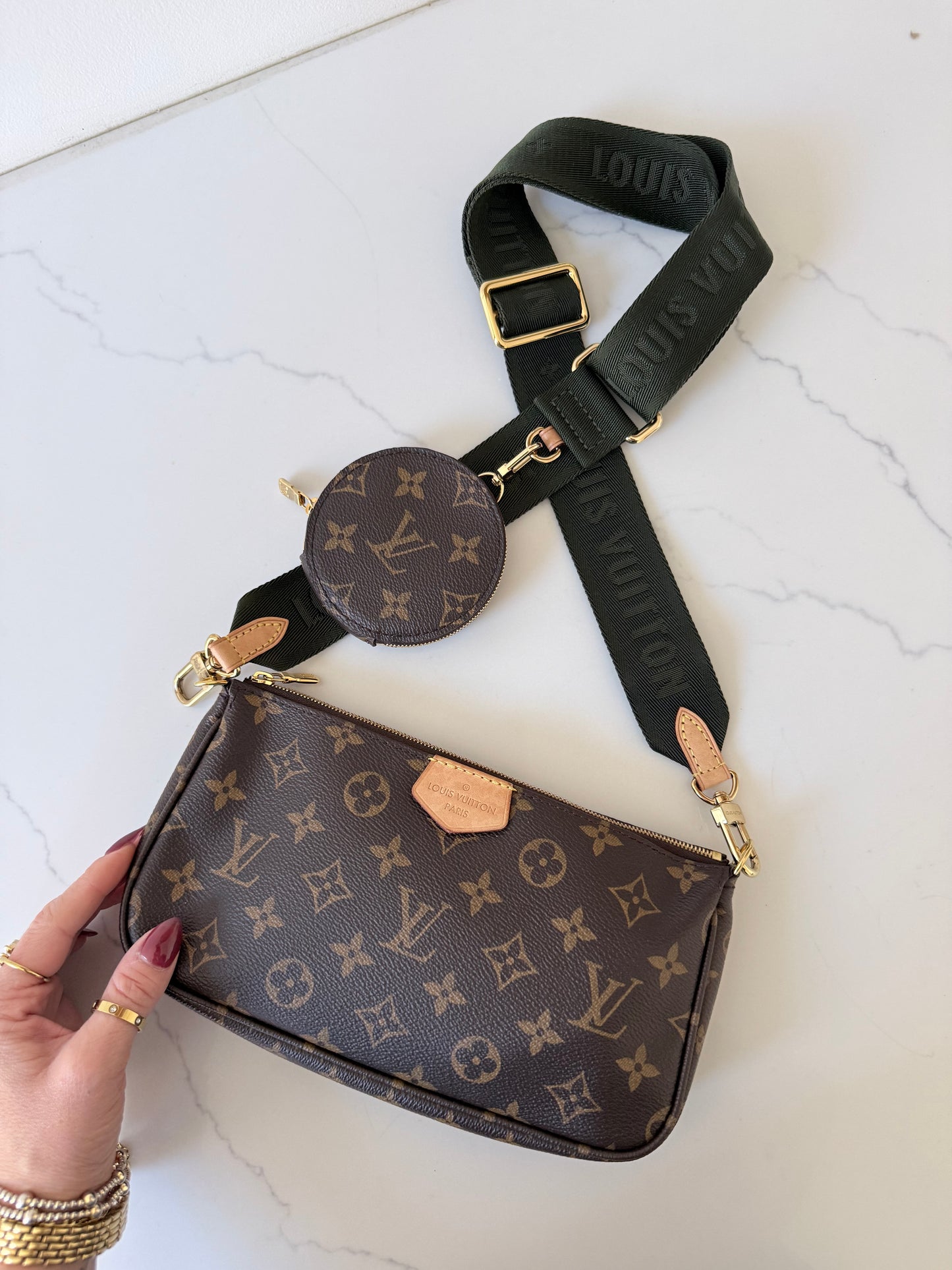 Louis Vuitton Multi Pochette Accessoires Kaki