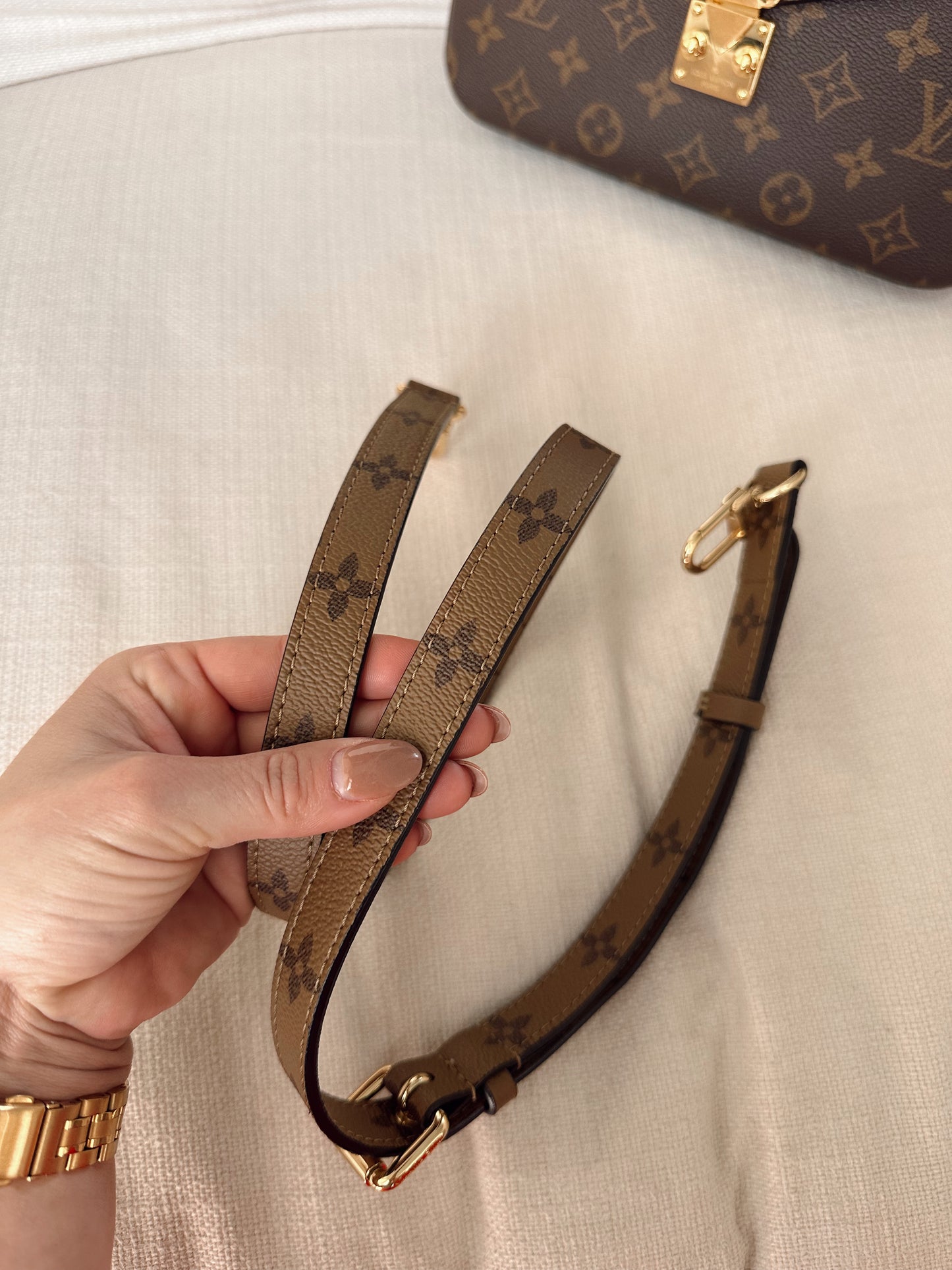 Louis Vuitton Reverse Monogram Metis Pochette