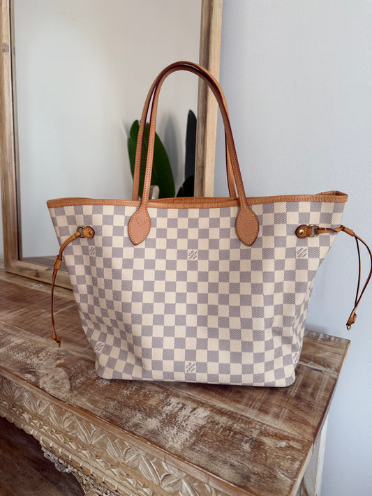 Louis Vuitton Neverfull MM Azur