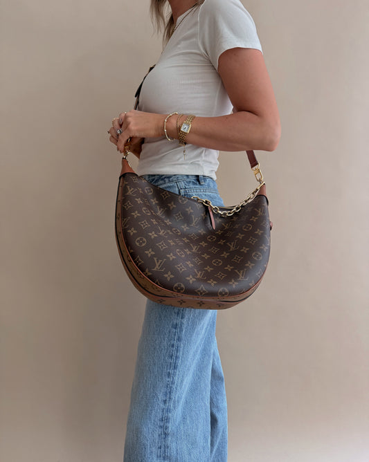 Louis Vuitton Loop Hobo Reverse Monogram Canvas