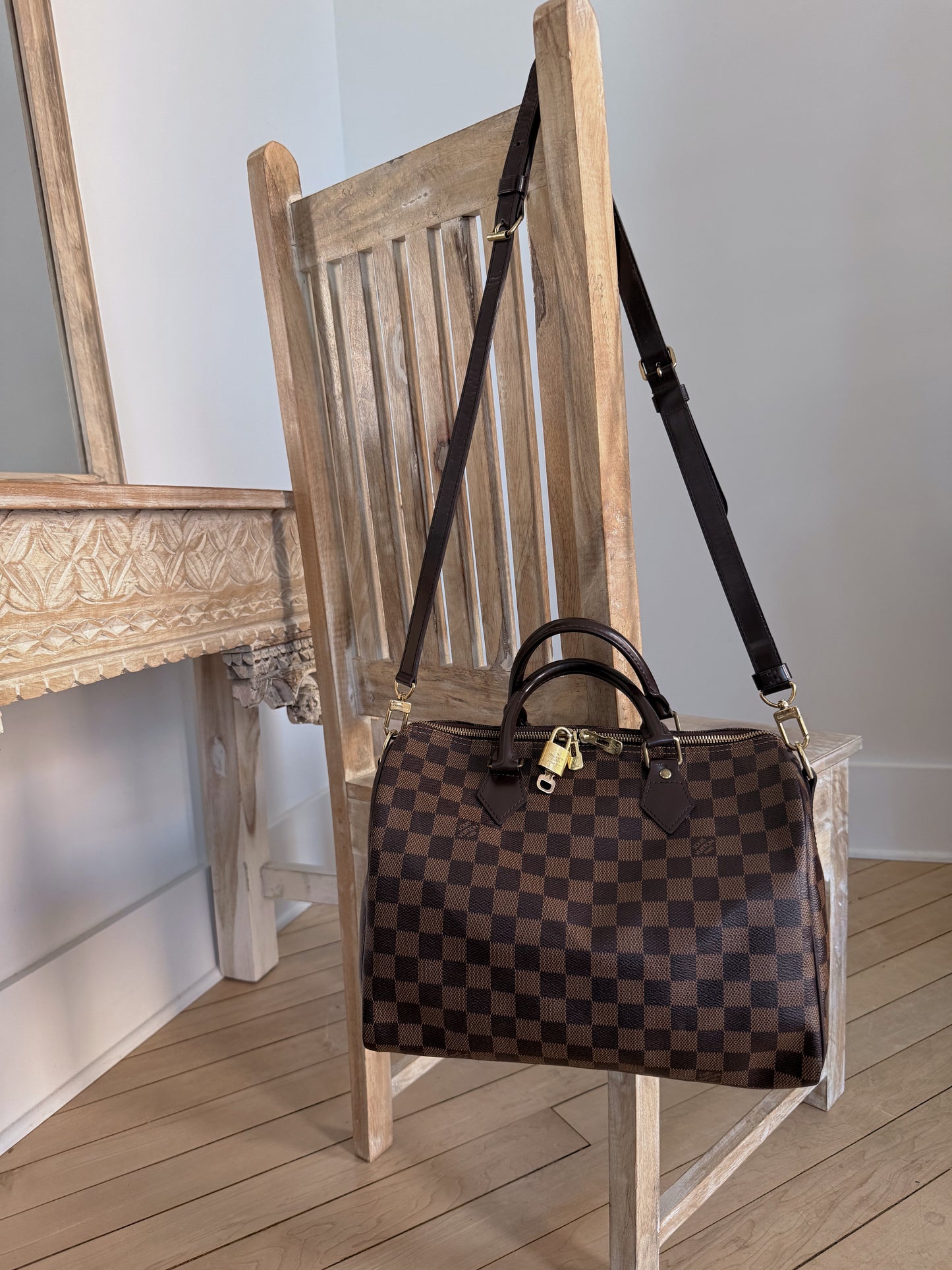 Louis Vuitton Speedy 30 Damier Ebene