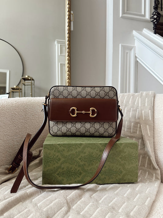 GUCCI Horsebit 1955 Shoulder Bag