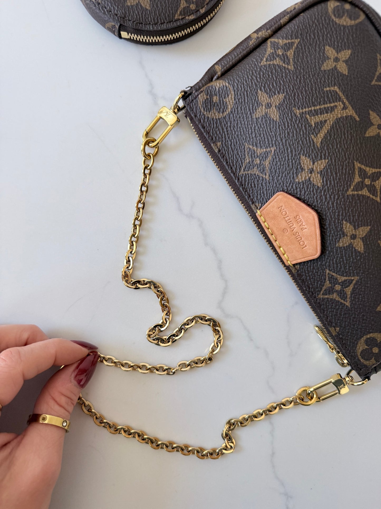 Louis Vuitton Multi Pochette Accessoires Kaki
