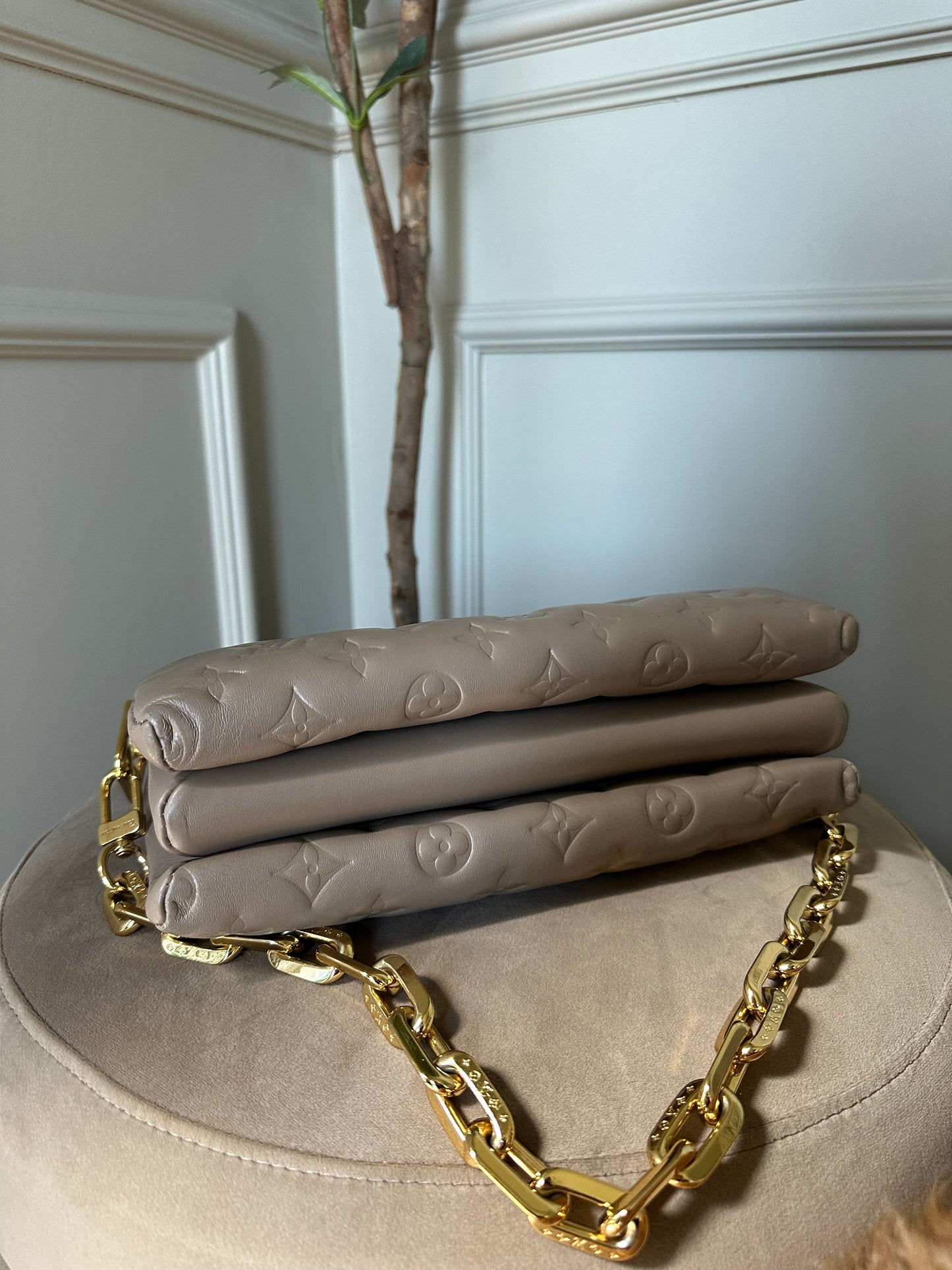 Louis Vuitton Coussin PM Taupe