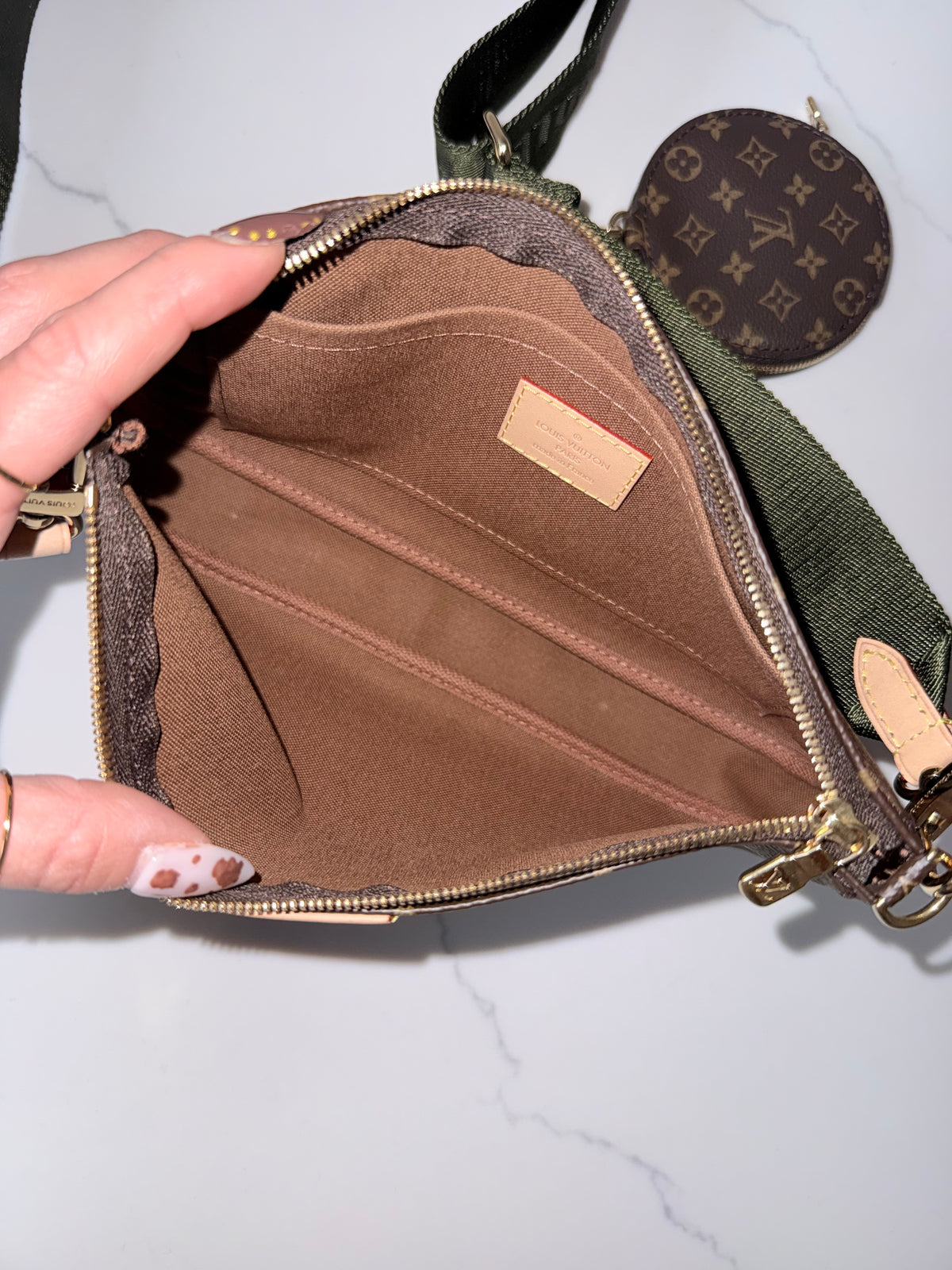Louis Vuitton Multi Pochette Accessoires Kaki