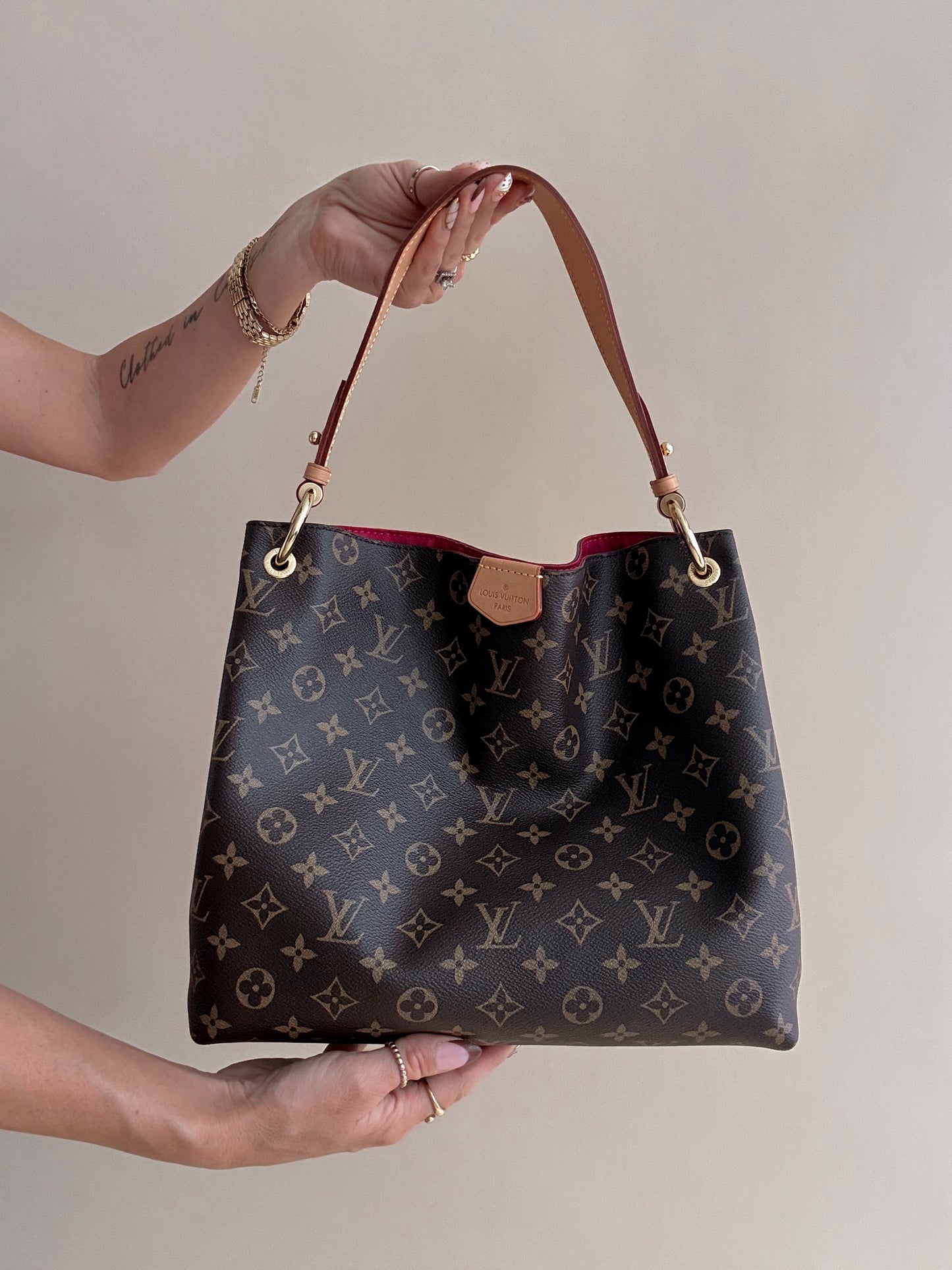 Louis Vuitton Monogram Graceful PM Pivoine