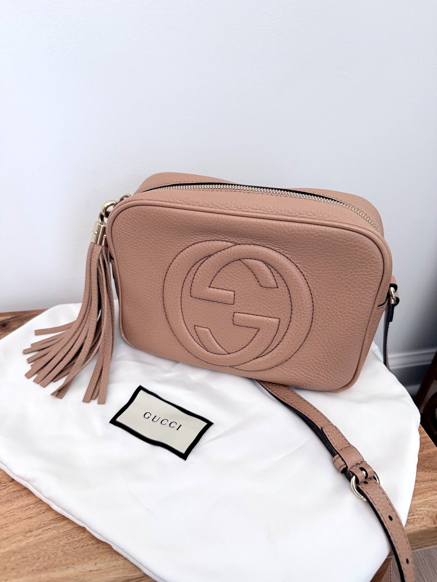 Gucci Soho Disco Bag Tan