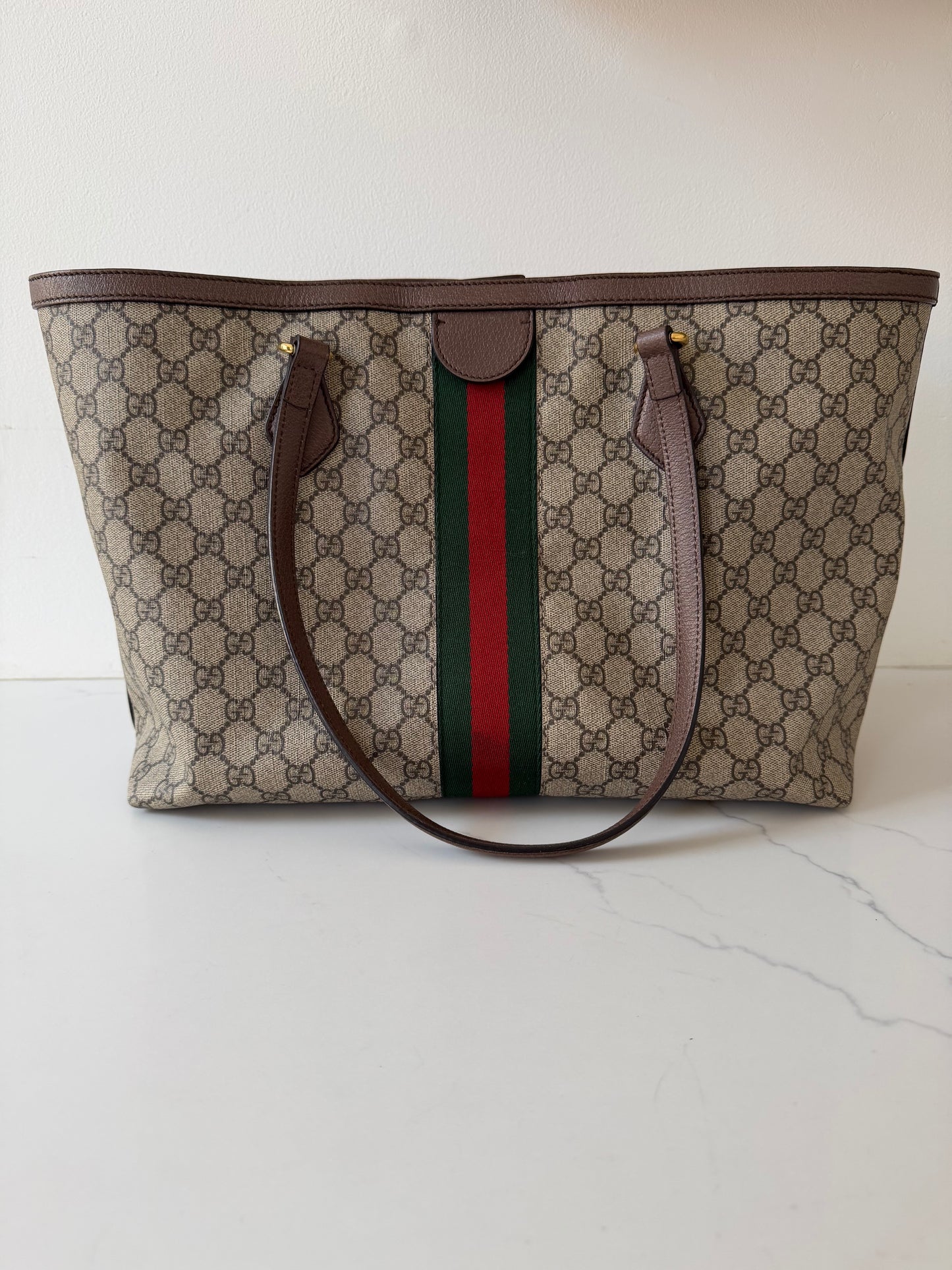 Gucci Ophidia GG Supreme Medium Canvas Tote