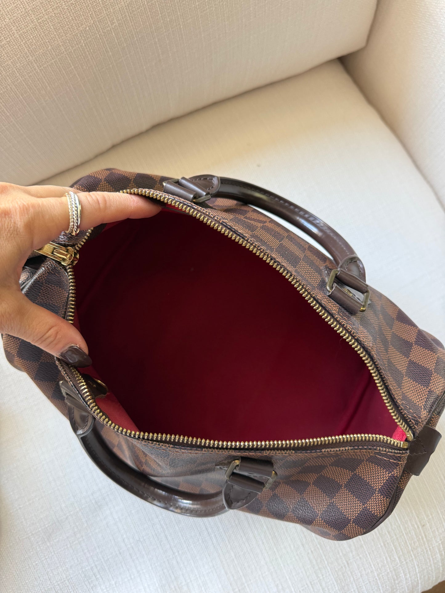 Louis Vuitton Speedy 30 Damier Ebene