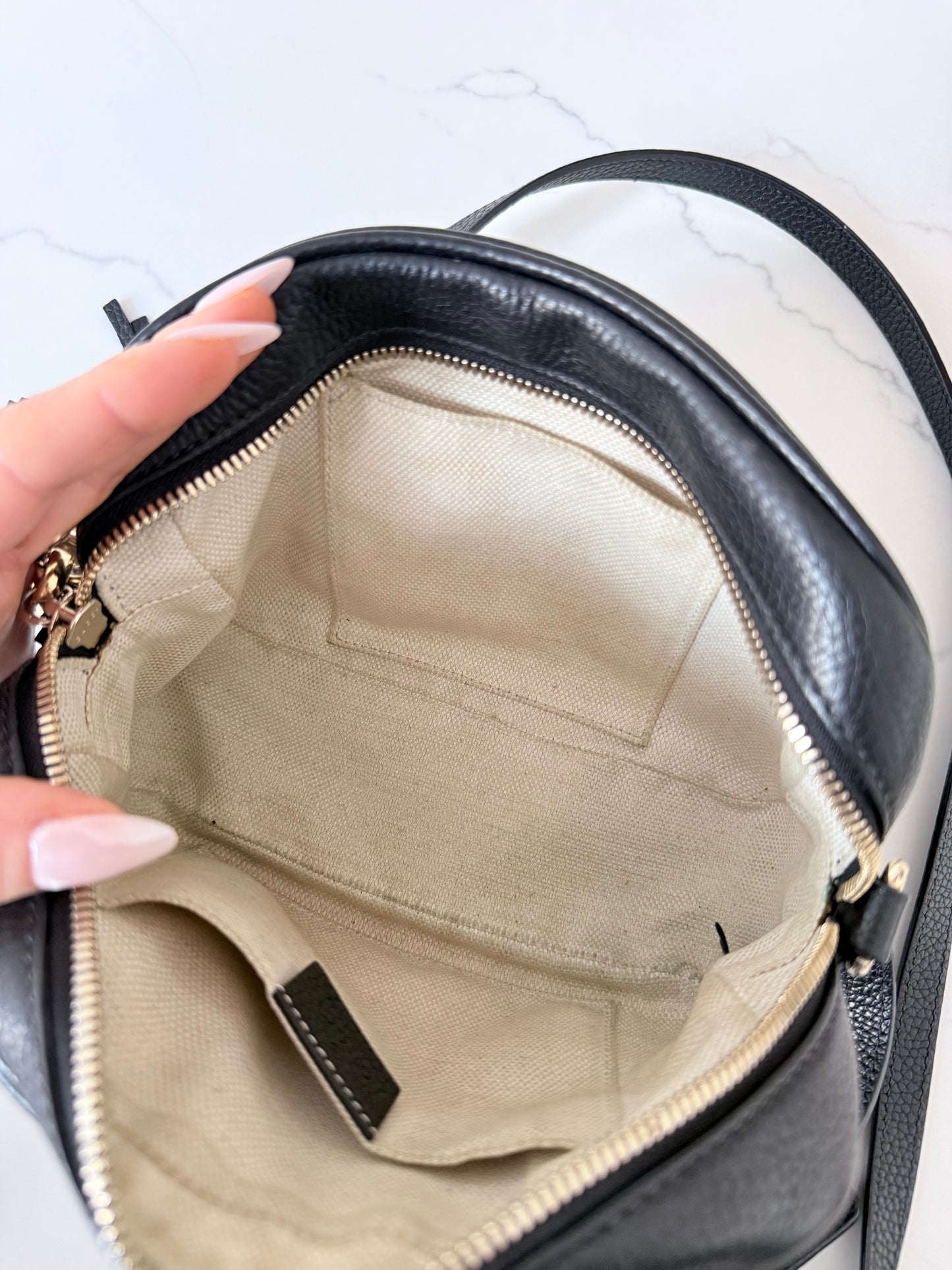 Gucci Leather Disco Crossbody