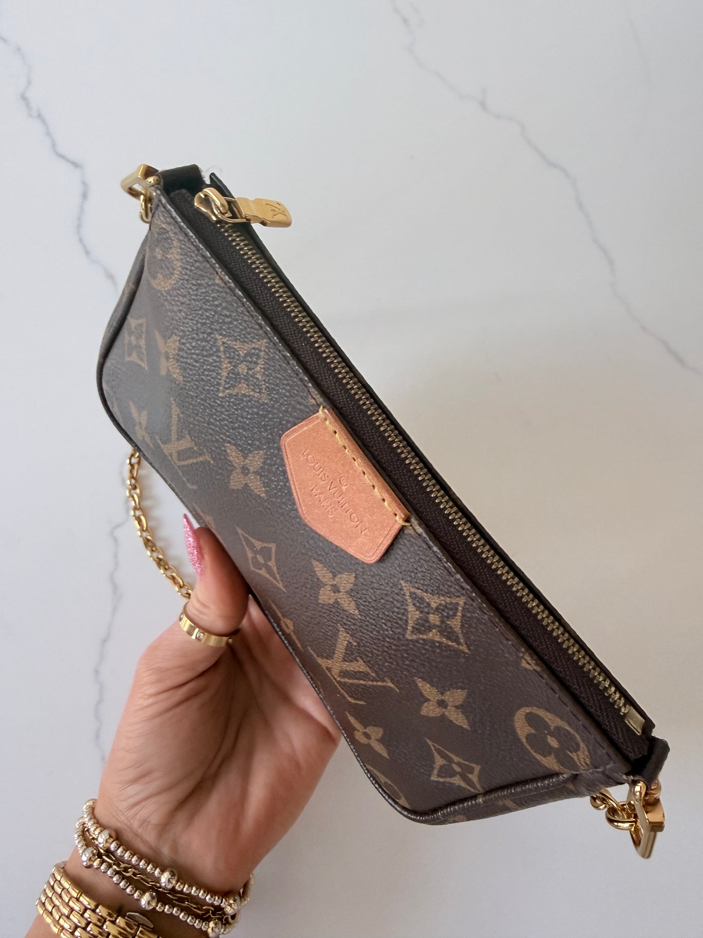 Louis Vuitton Multi Pochette Accessoires Ballerine Pink