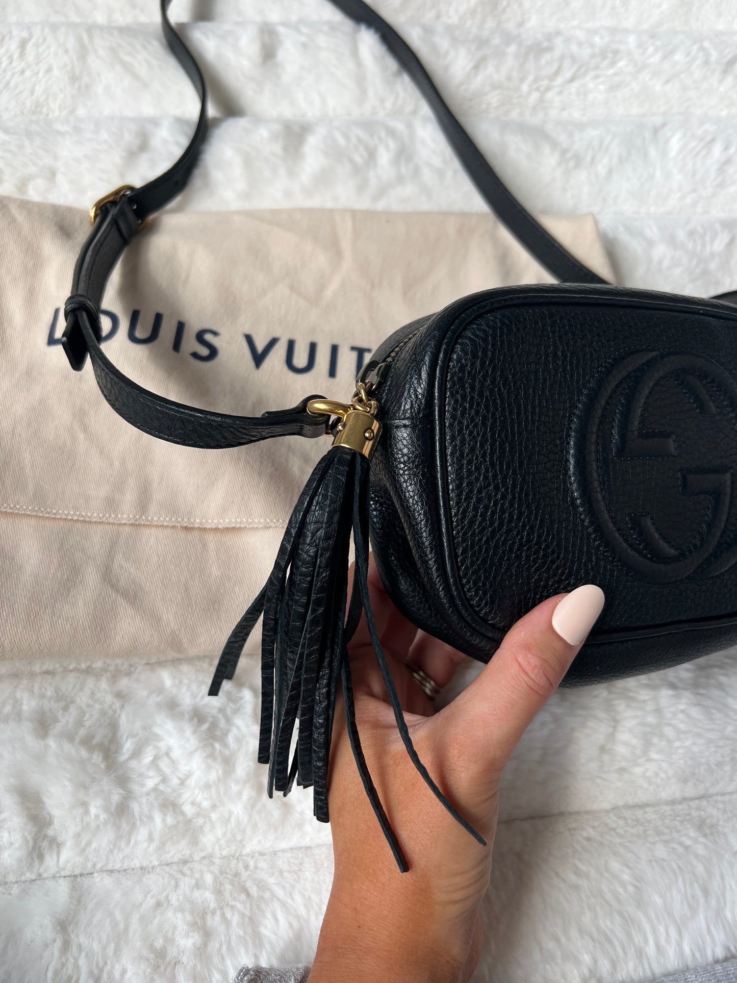 Mini Gucci Black Soho Disco Bag