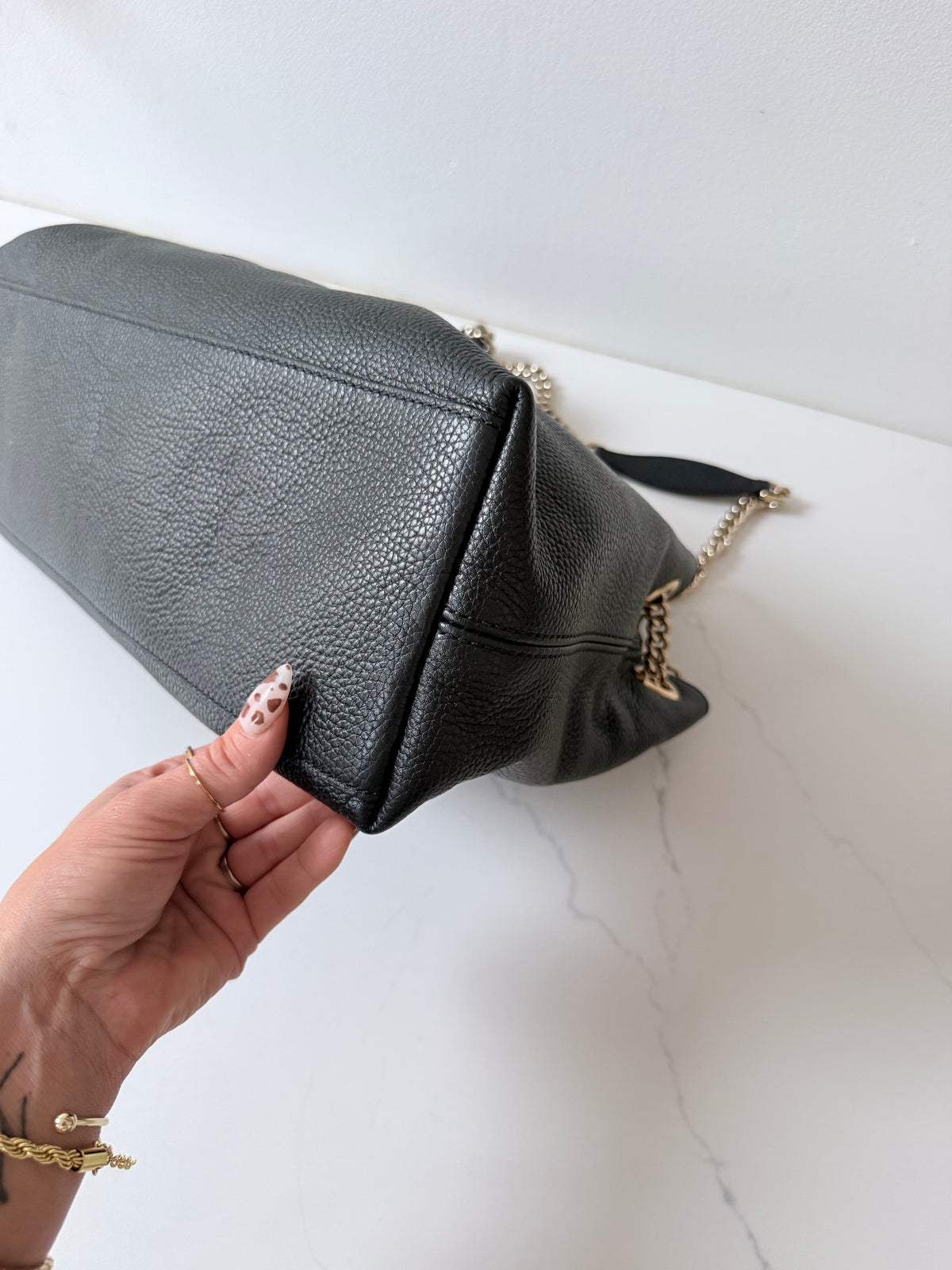 Gucci Soho Chain Shoulder Bag Black