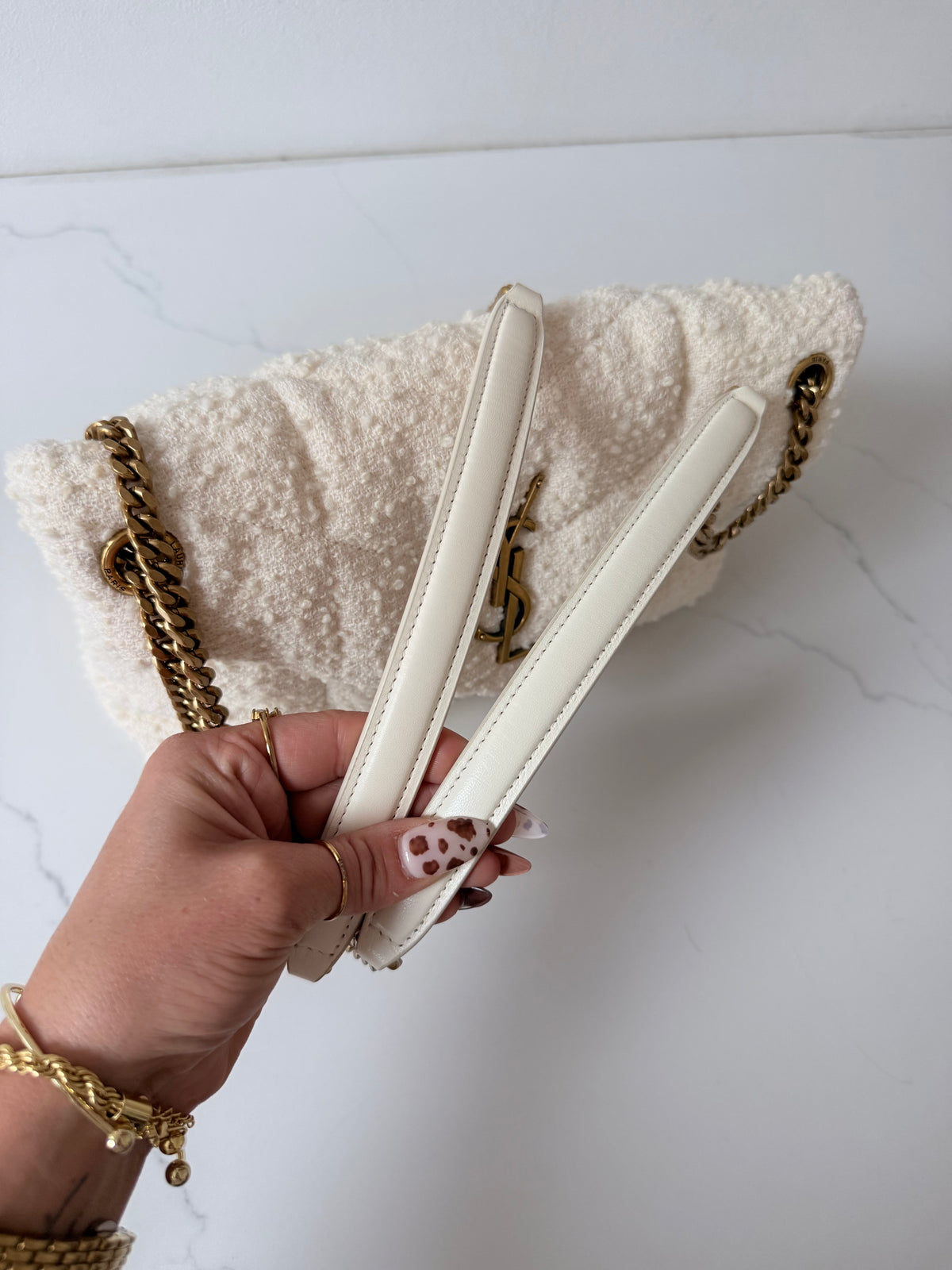 YSL Loulou Bouclé Tweed
Shoulder Bag
