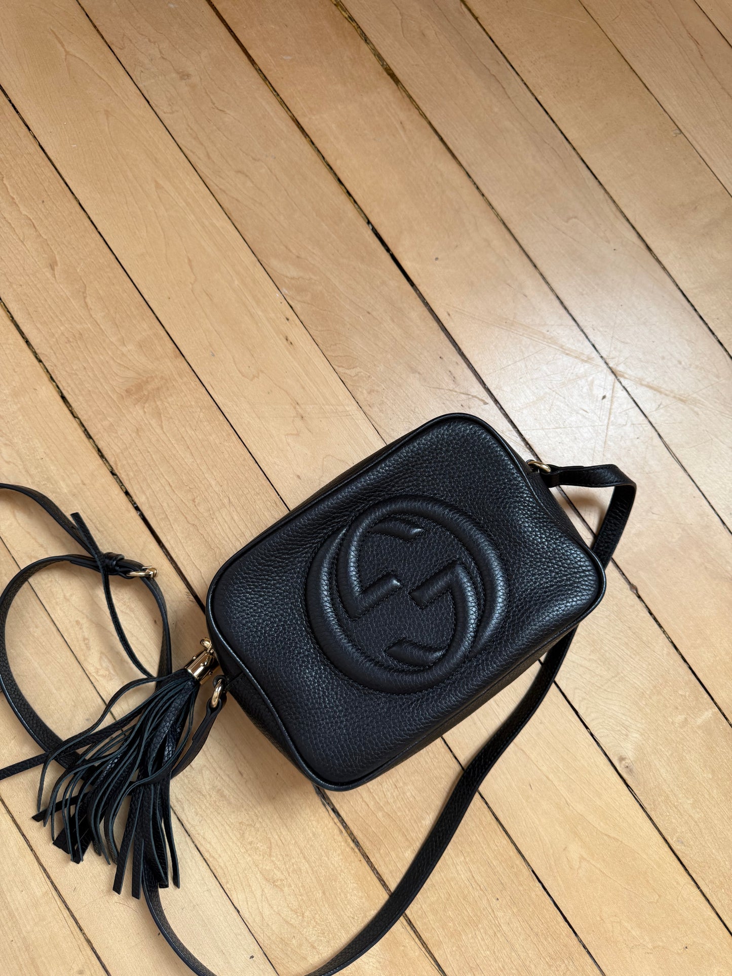 Gucci Leather Disco Crossbody