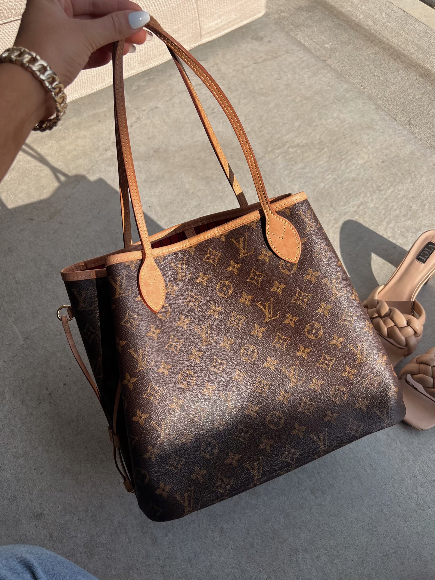 Louis Vuitton Monogram Neverfull MM Cherry