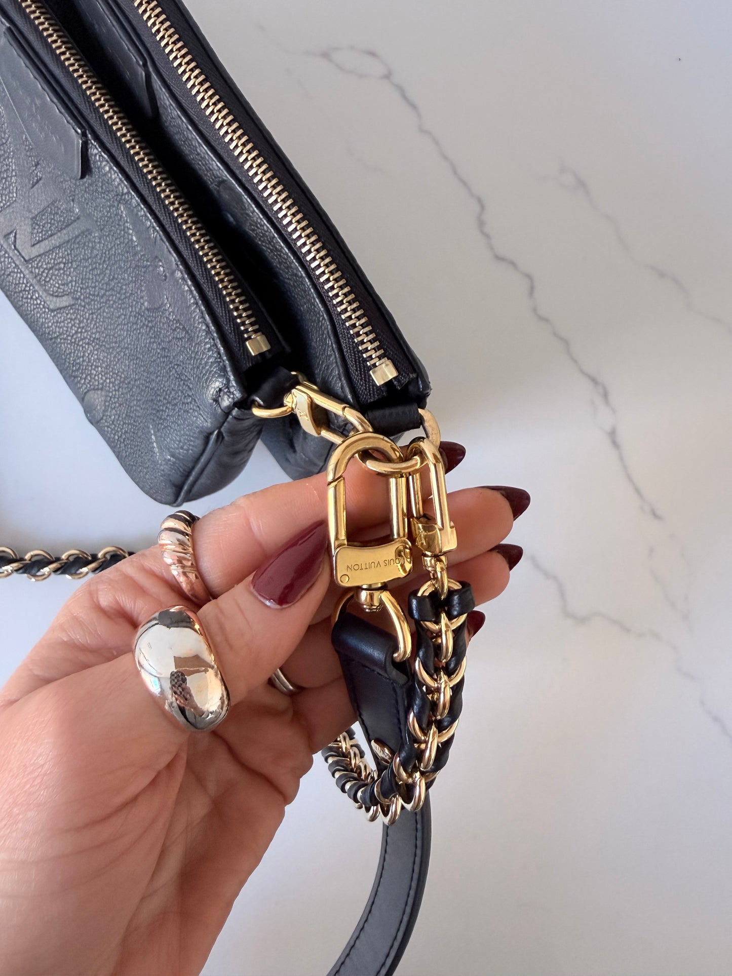 Louis Vuitton Multi Pochette Accessoires Monogram Empreinte