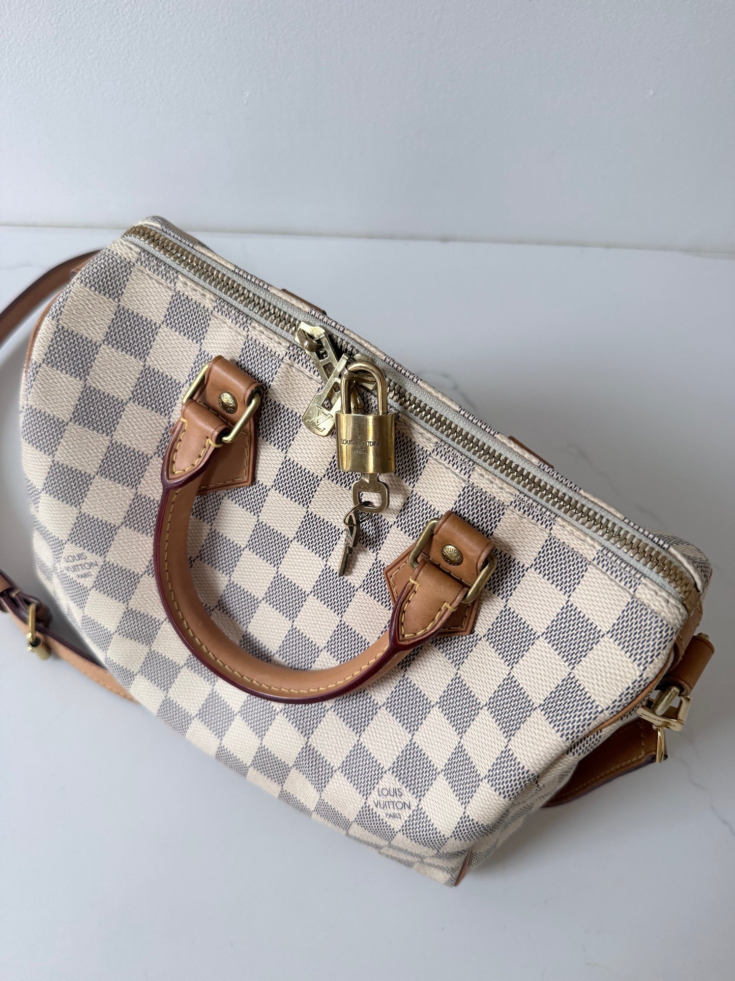 Louis Vuitton Speedy Bandouliere 25 Azur