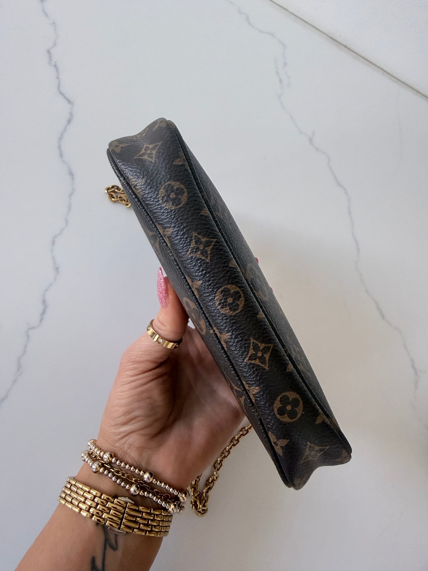 Louis Vuitton Multi Pochette Accessoires Ballerine Pink