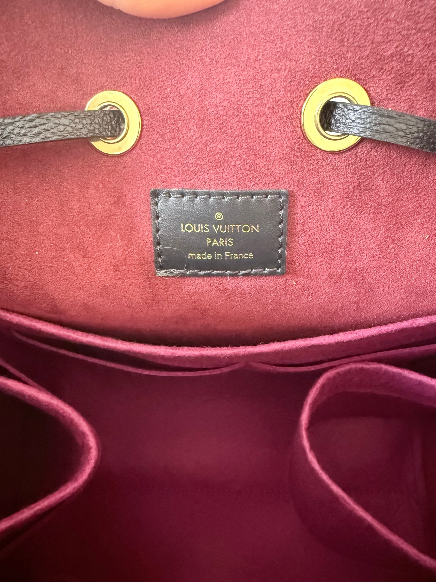 Louis Vuitton NéoNoé MM Bucket Bag Bicolor Monogram Empreinte