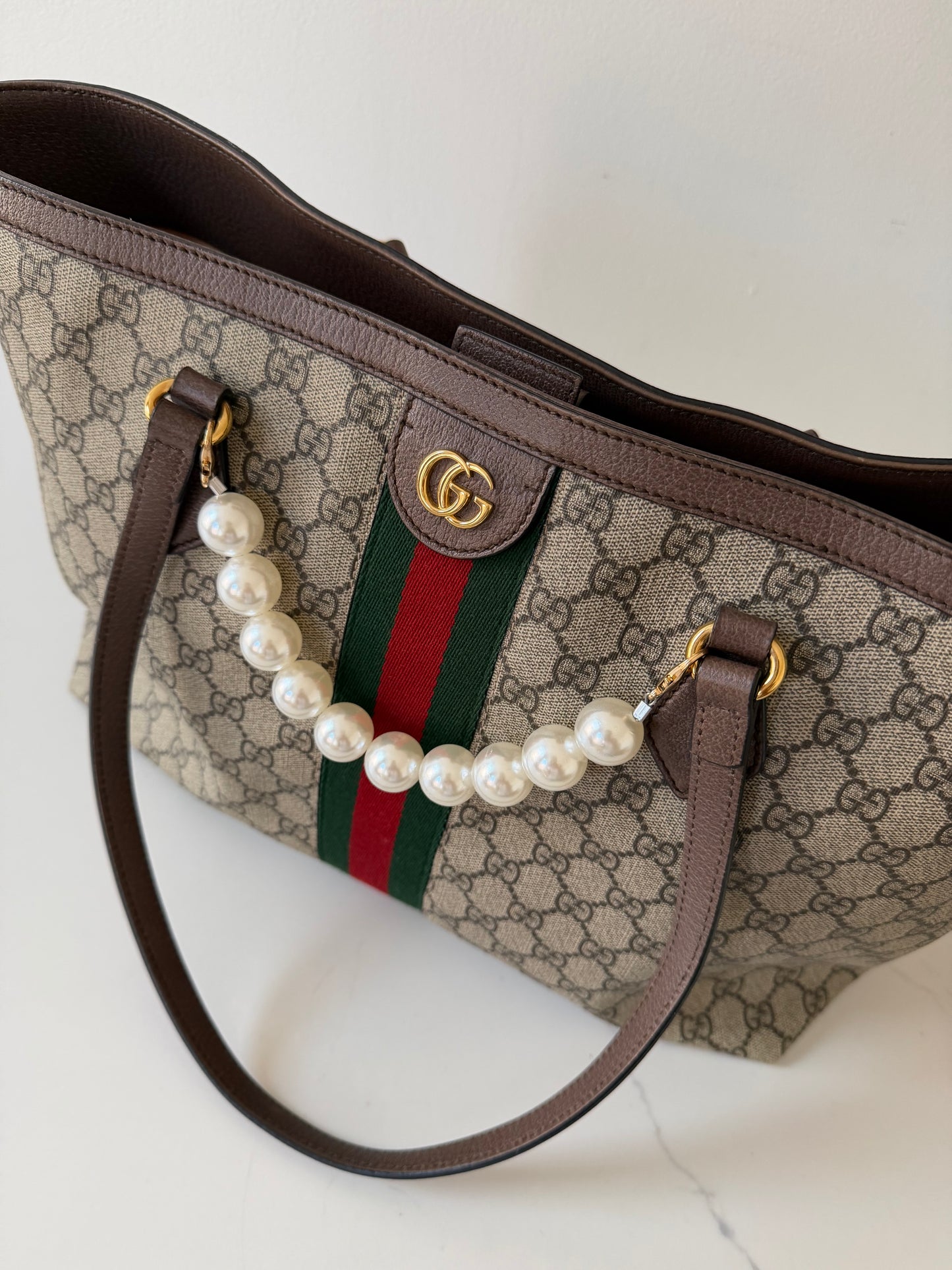 Gucci Ophidia GG Supreme Medium Canvas Tote