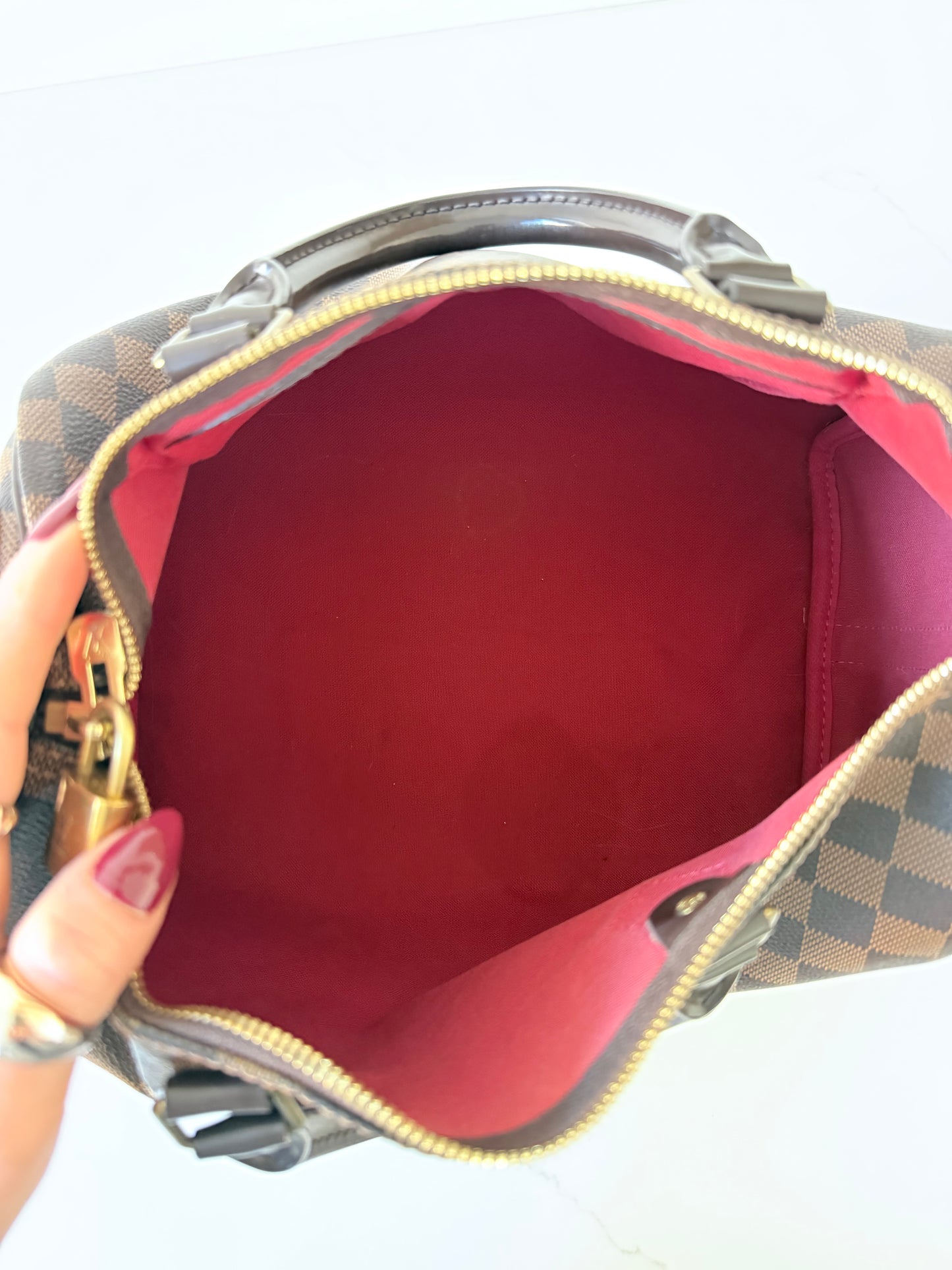 Louis Vuitton Speedy 30 Damier Ebene
