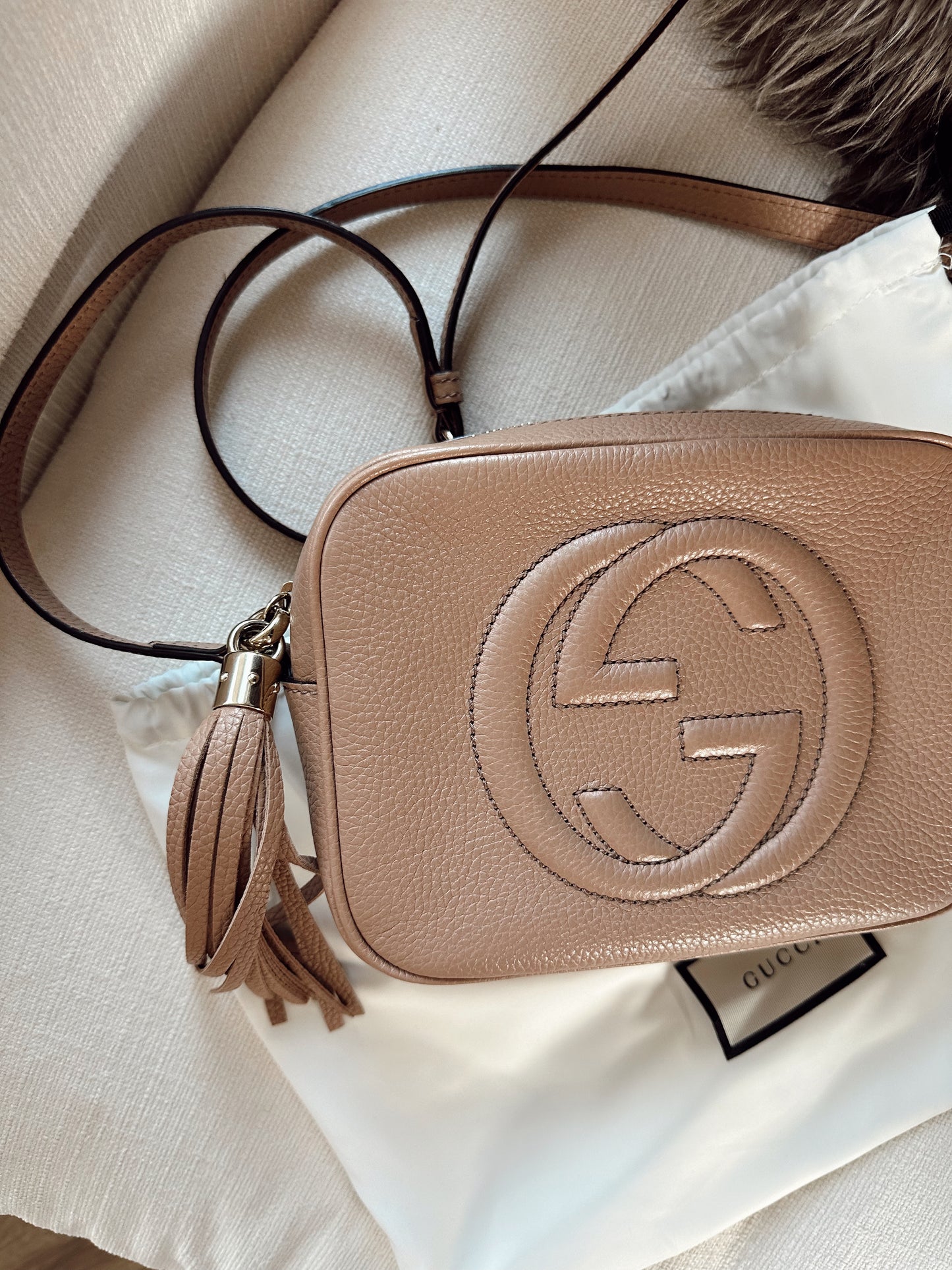 Gucci Beige Soho Disco Bag