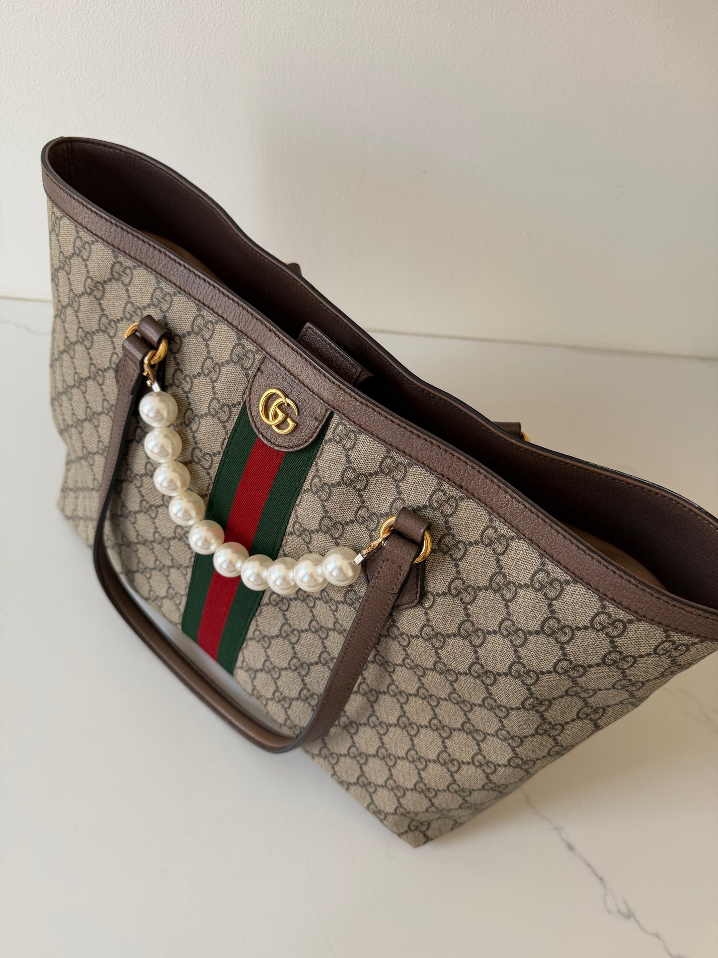 Gucci Ophidia GG Supreme Medium Canvas Tote