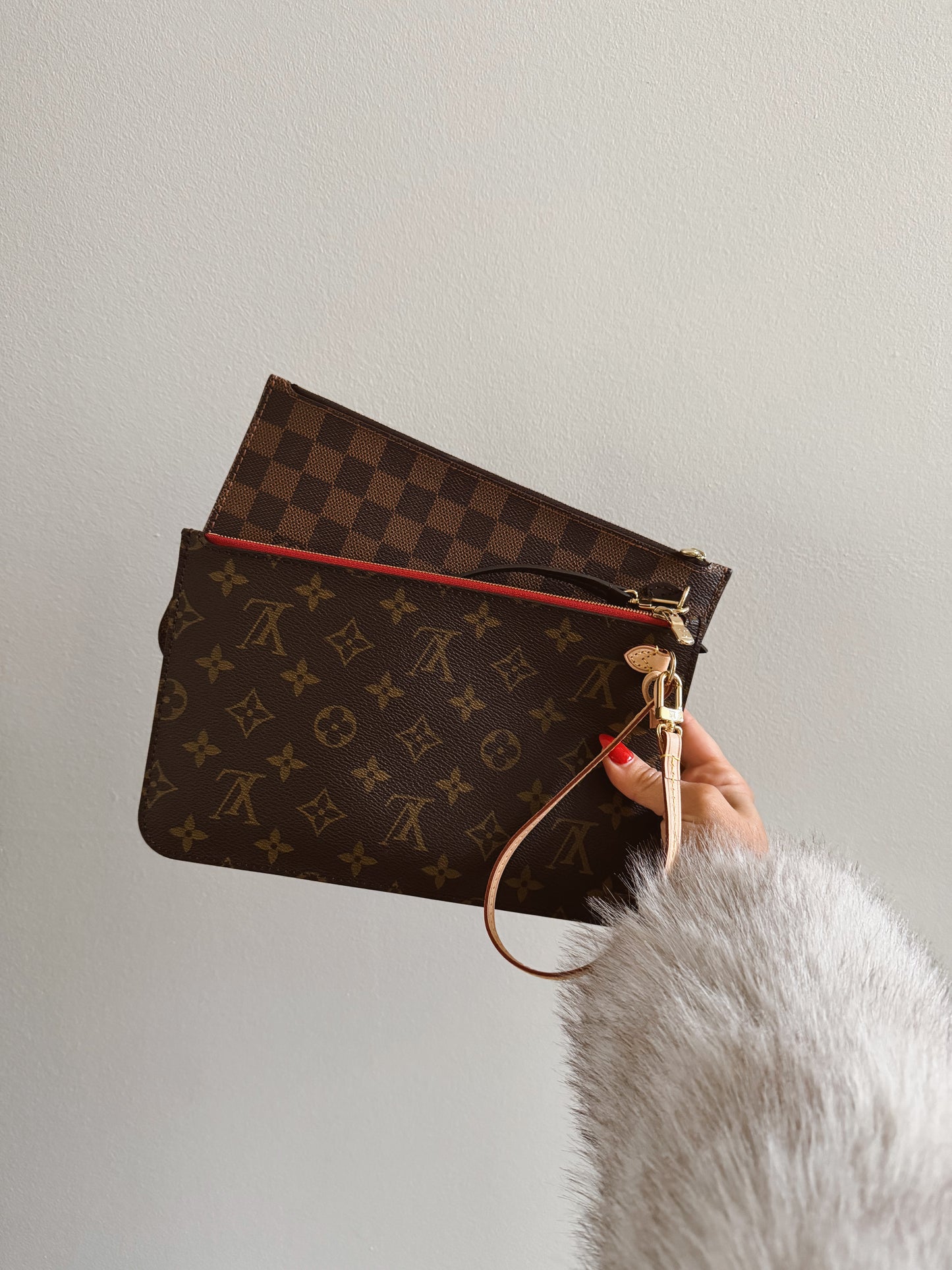 Louis Vuitton Damier Ebene Wristlet