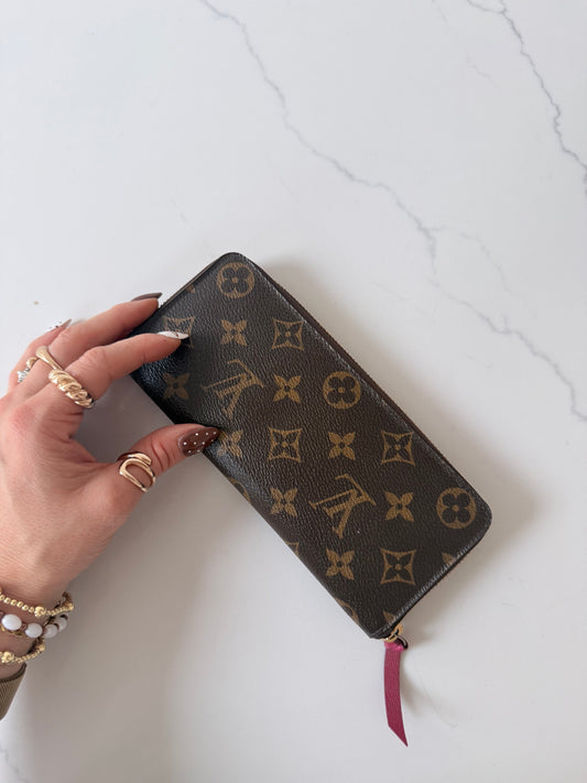 Louis Vuitton Clemence Monogram Wallet