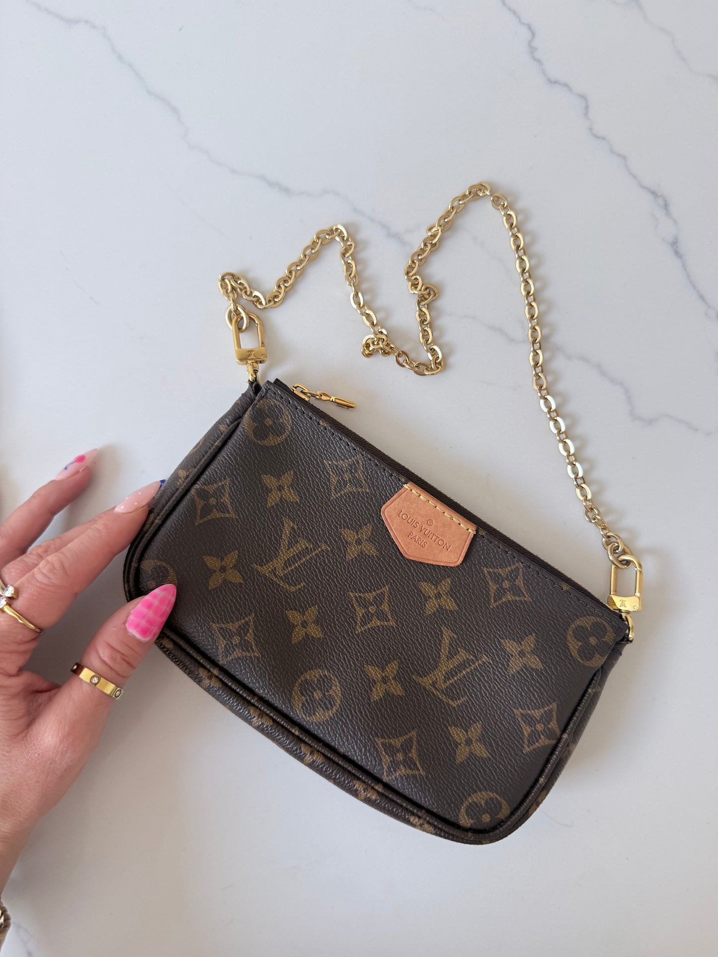 Louis Vuitton Multi Pochette Accessoires Kaki