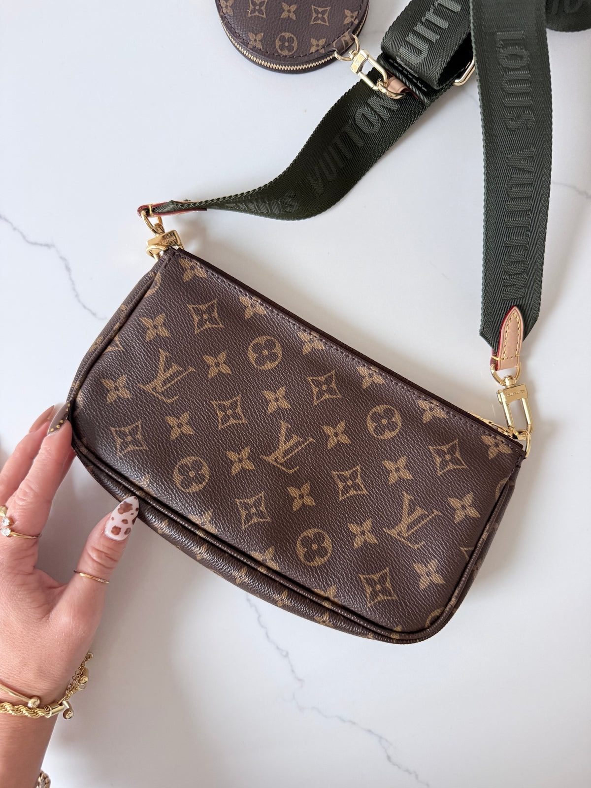 Louis Vuitton Multi Pochette Accessoires Kaki