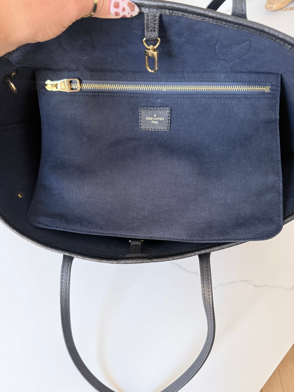 Louis Vuitton Neverfull Monogram Empreinte Leather MM