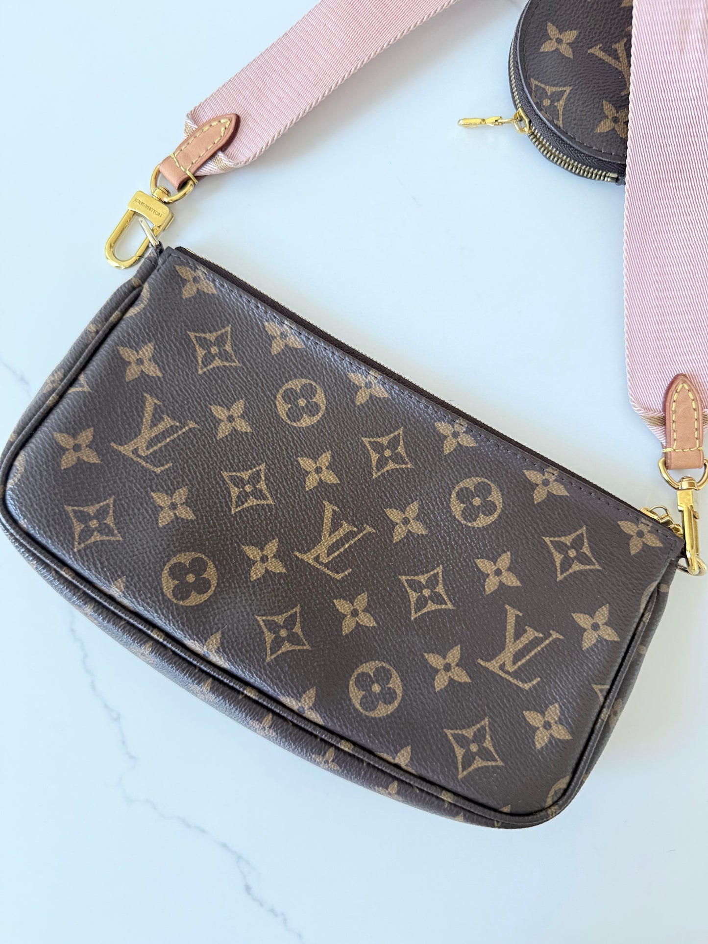 Louis Vuitton Multi Pochette Accessoires Ballerine Pink
