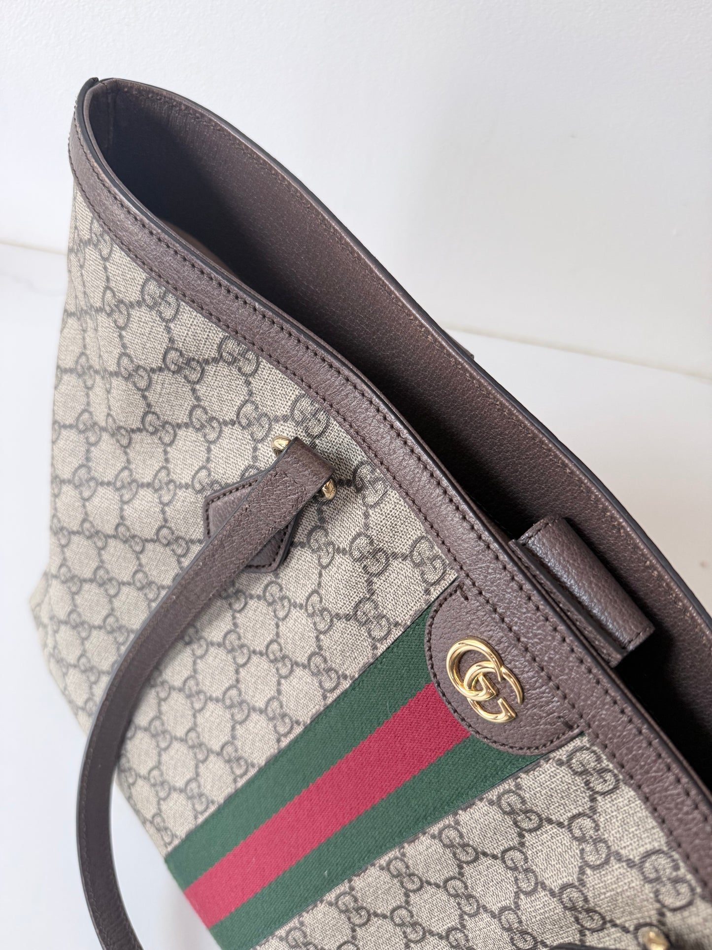 Gucci Ophidia GG Supreme Medium Canvas Tote