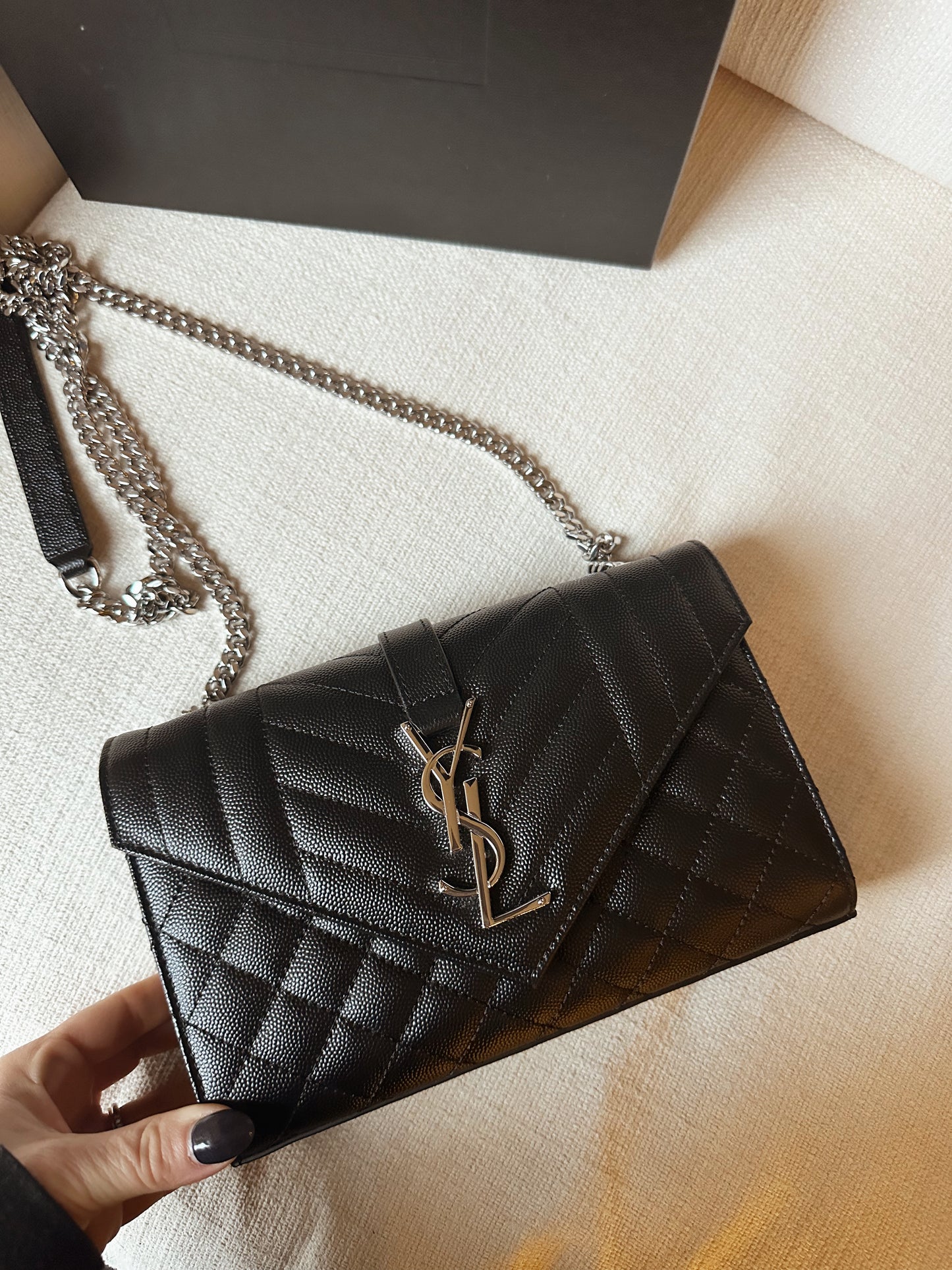 YSL Envelope Small Quilted