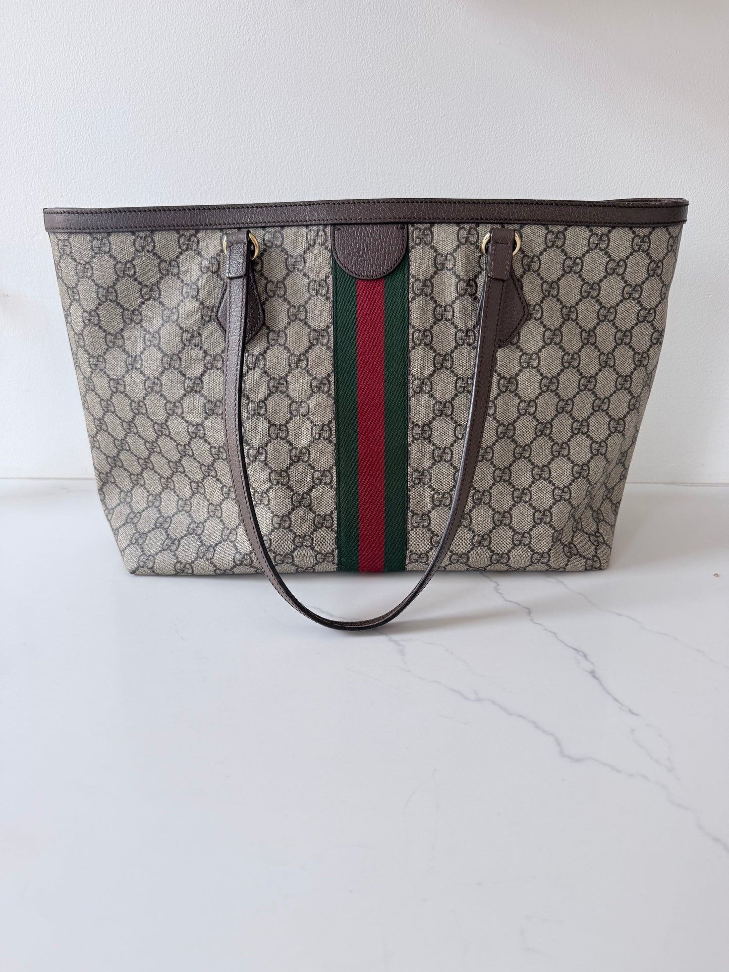 Gucci Ophidia GG Supreme Medium Canvas Tote
