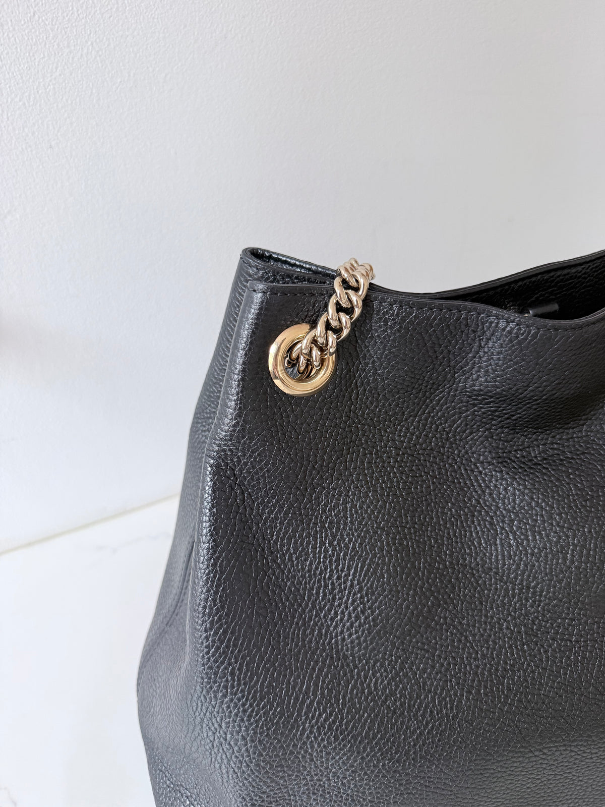 Gucci Soho Chain Shoulder Bag Black