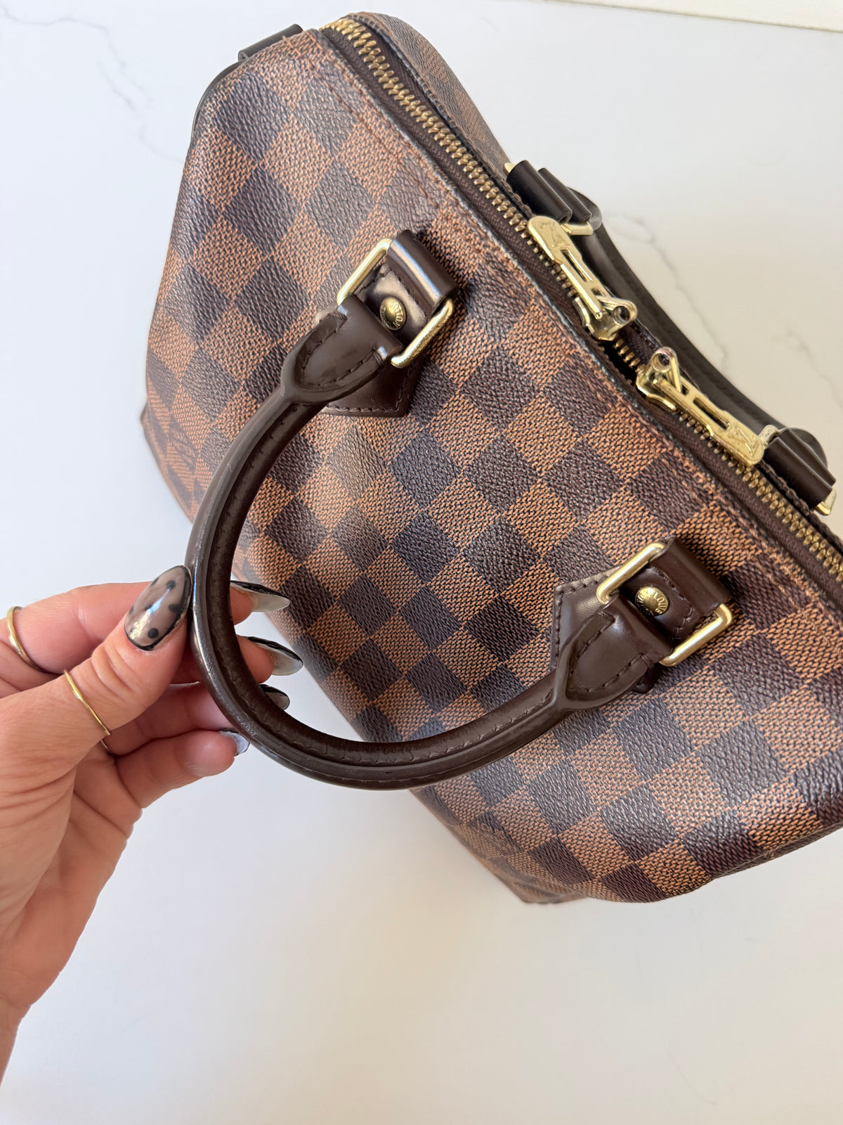 Louis Vuitton Speedy Bandoulière 25 Damier Ebene