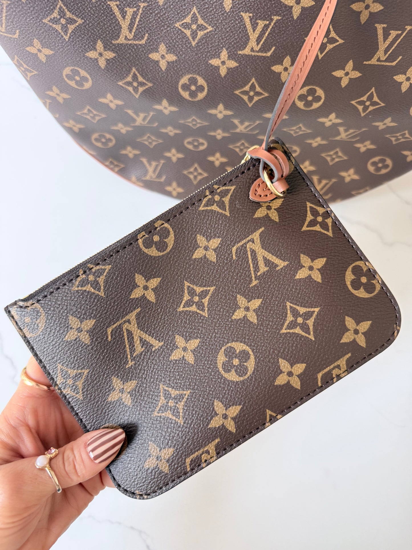 Louis Vuitton Loop Hobo Reverse Monogram Canvas