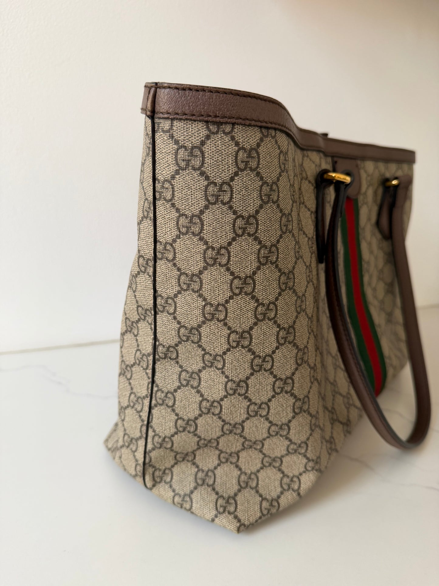 Gucci Ophidia GG Supreme Medium Canvas Tote